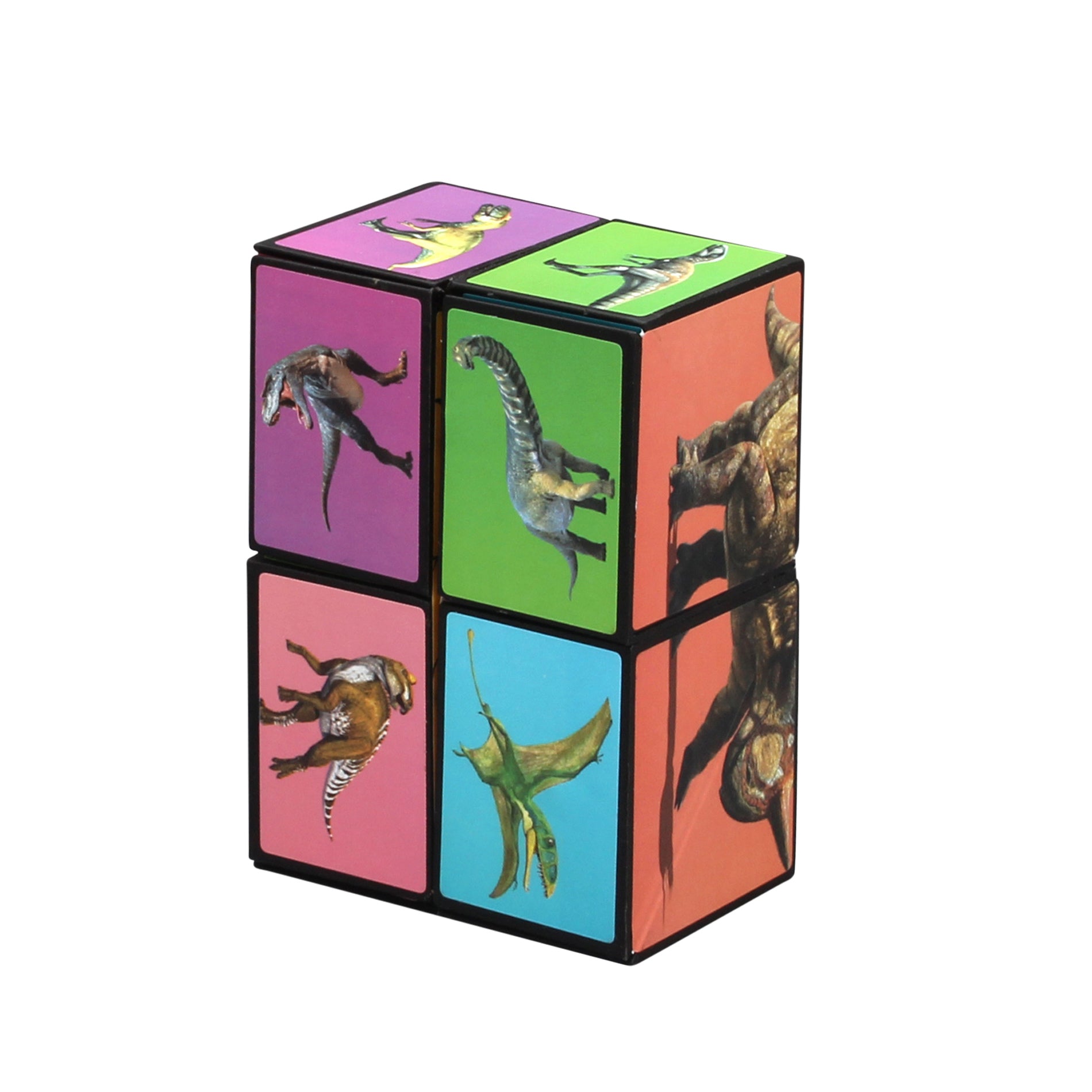 Magic folding puzzle dinosaurs