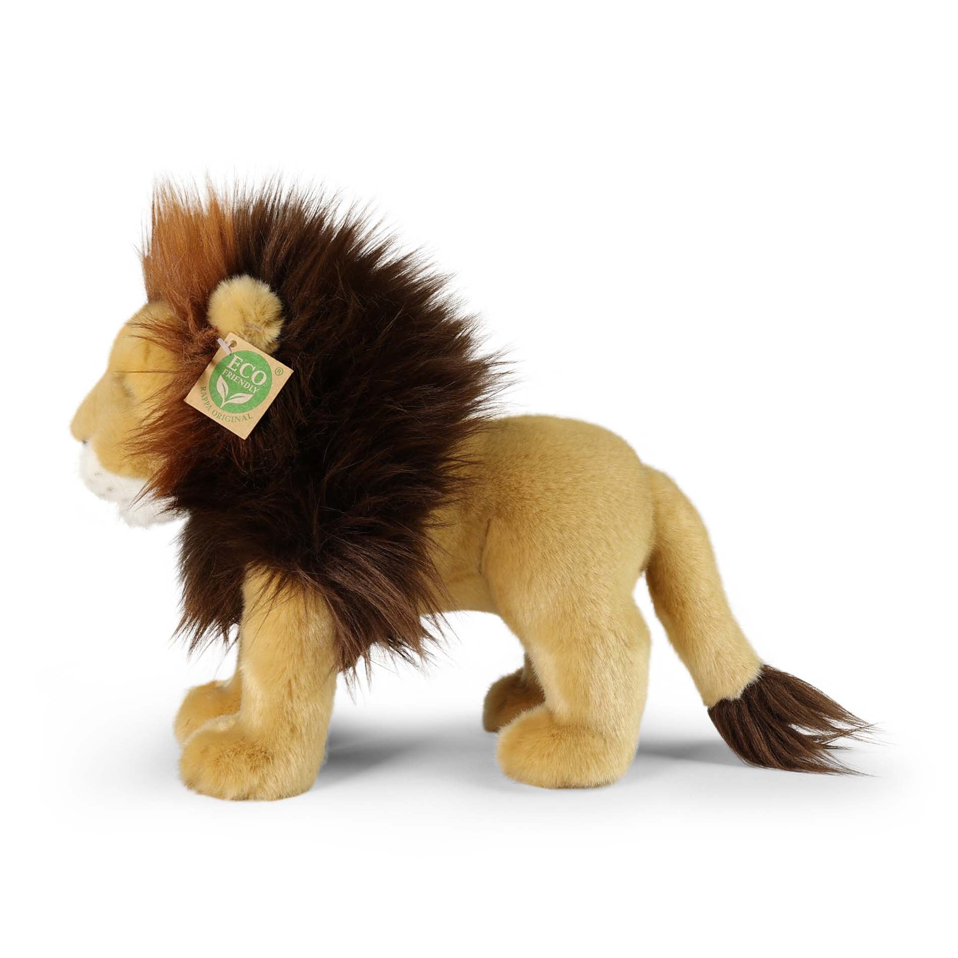 Standing plush lion 28 cm
