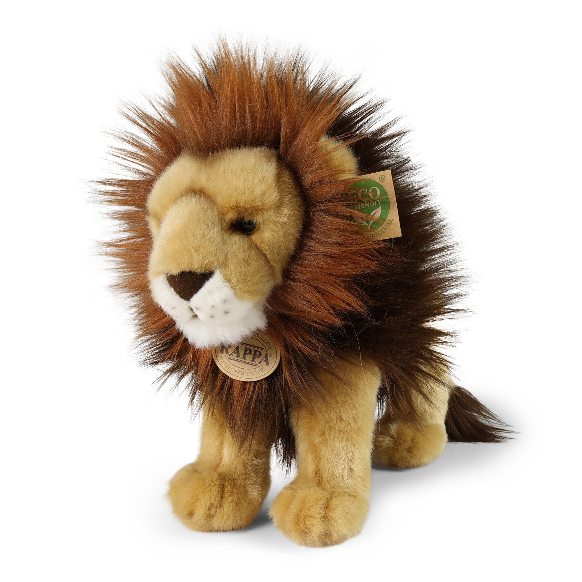 Standing plush lion 28 cm