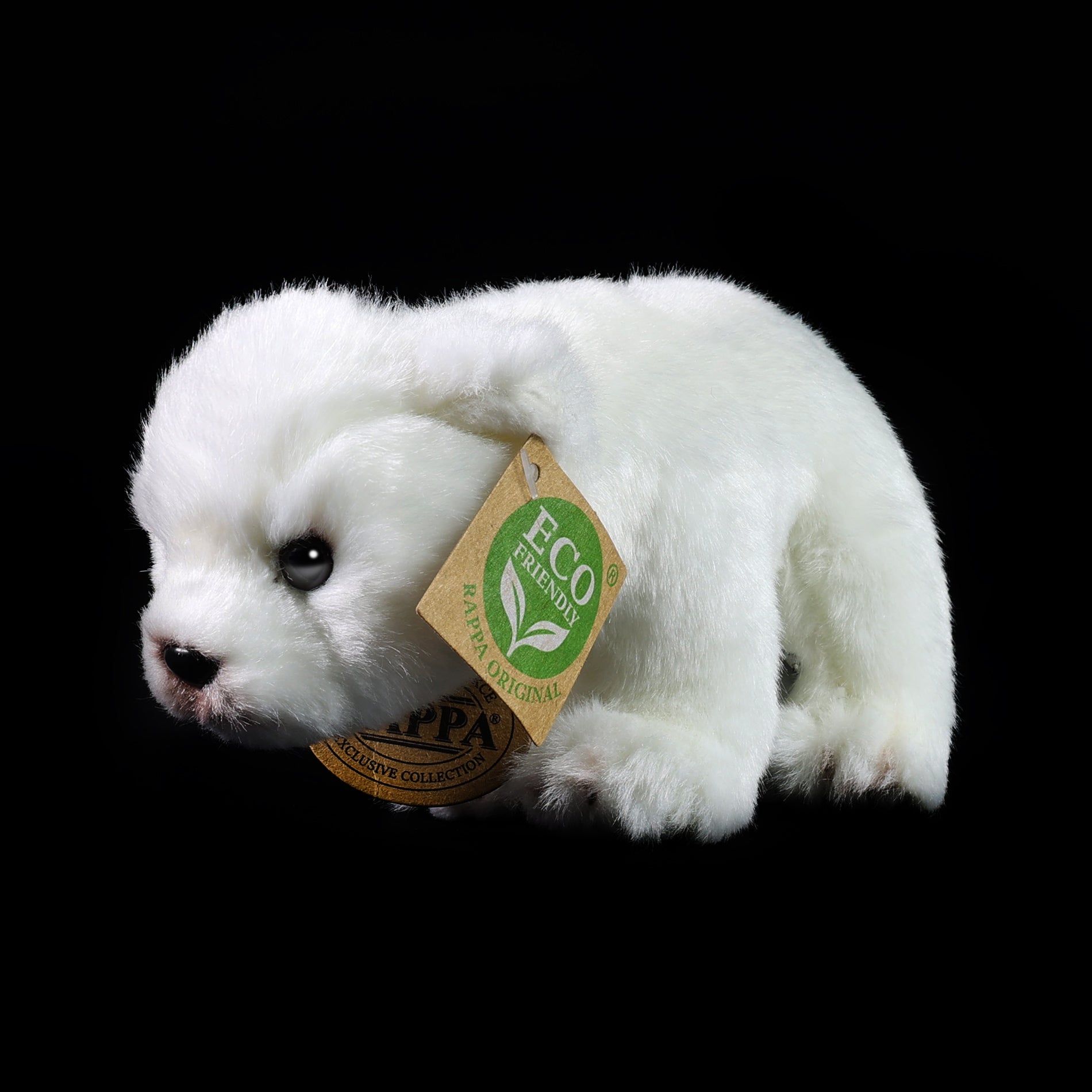Standing plush polar bear 19 cm