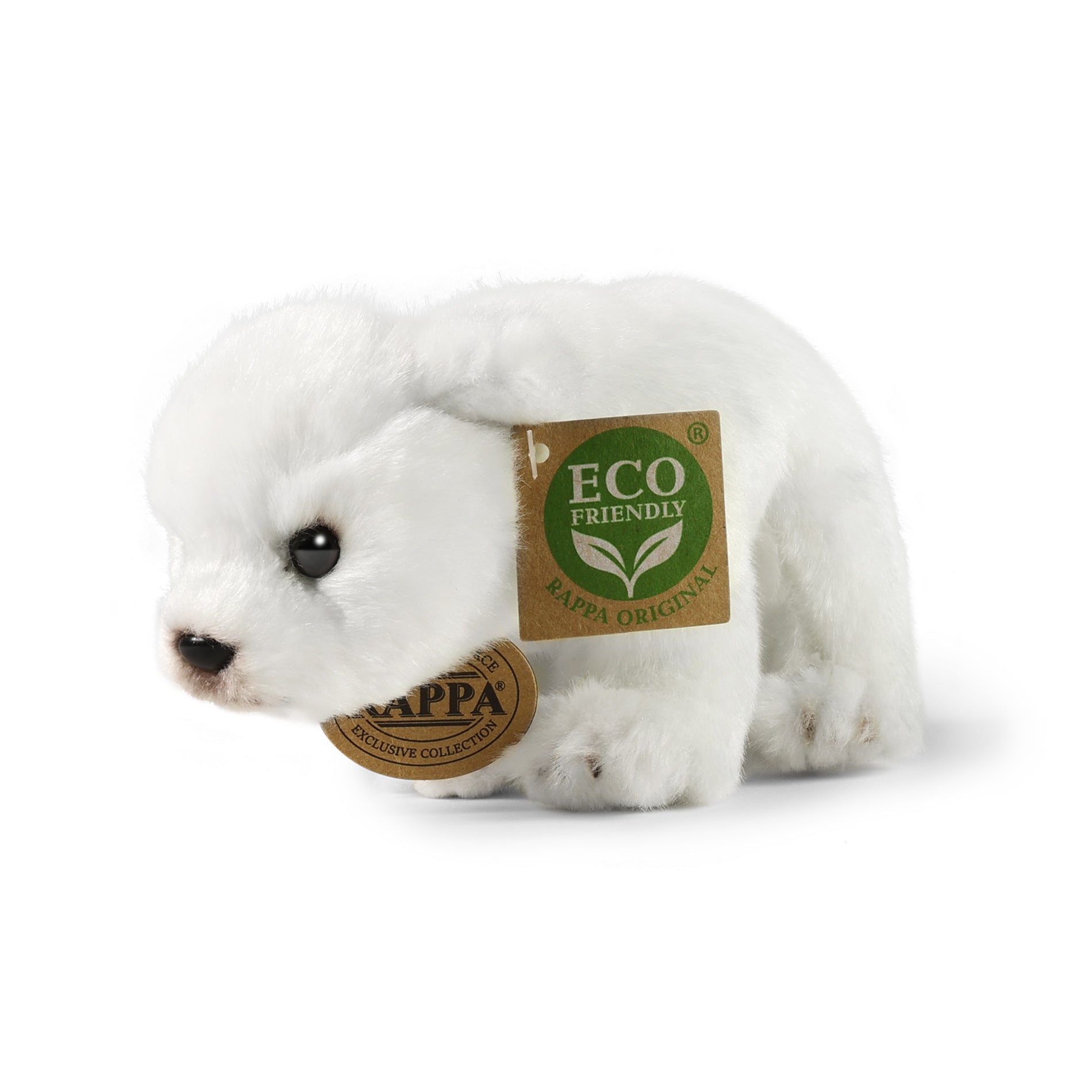 Standing plush polar bear 19 cm