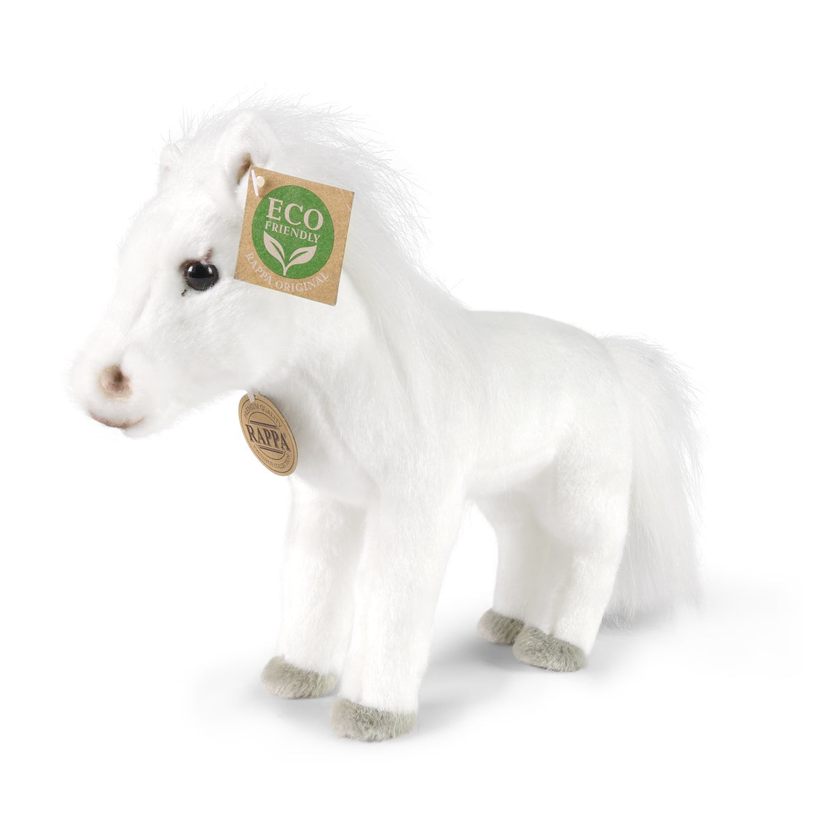 Plush white horse 24 cm