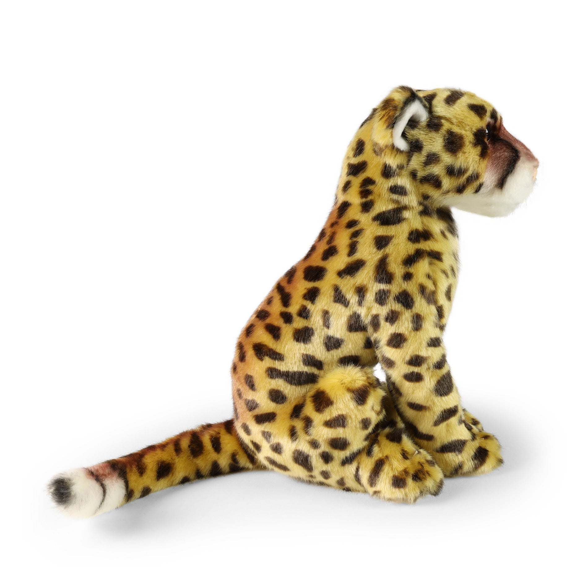 Plush seated cheetah 28 cm