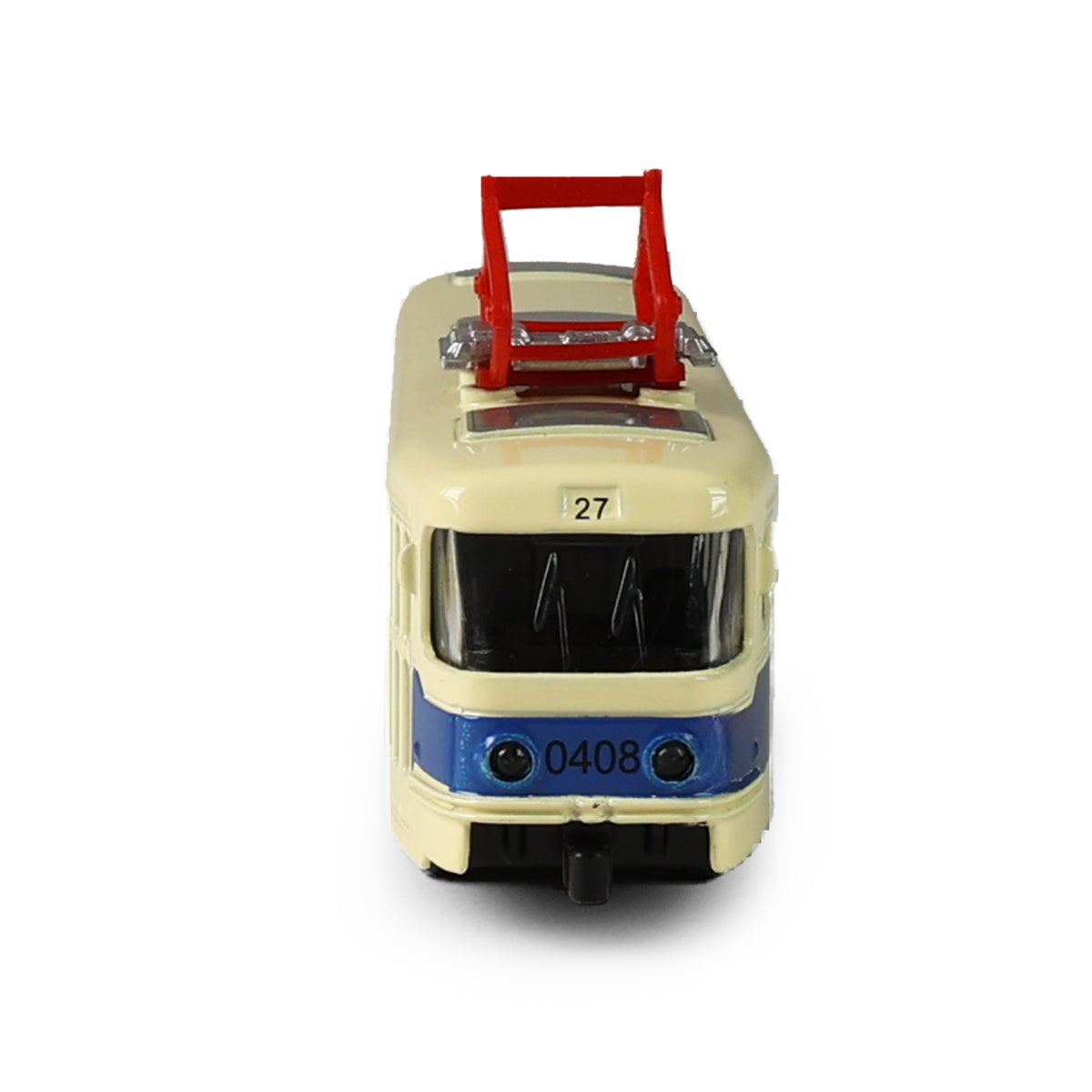 Metal retro tram PRAGUE 16 cm