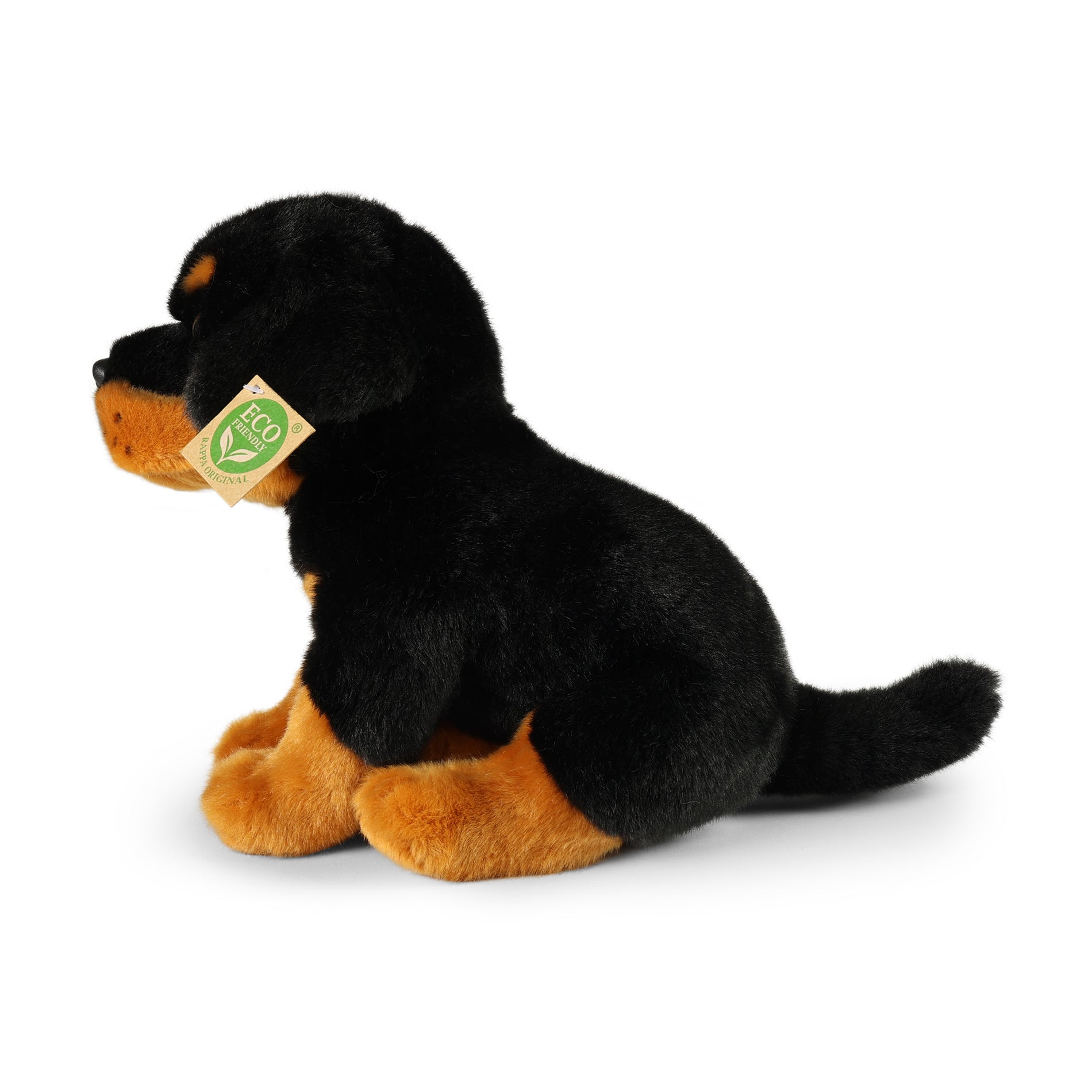 Plush Seated Rottweiler Dog 30 cm