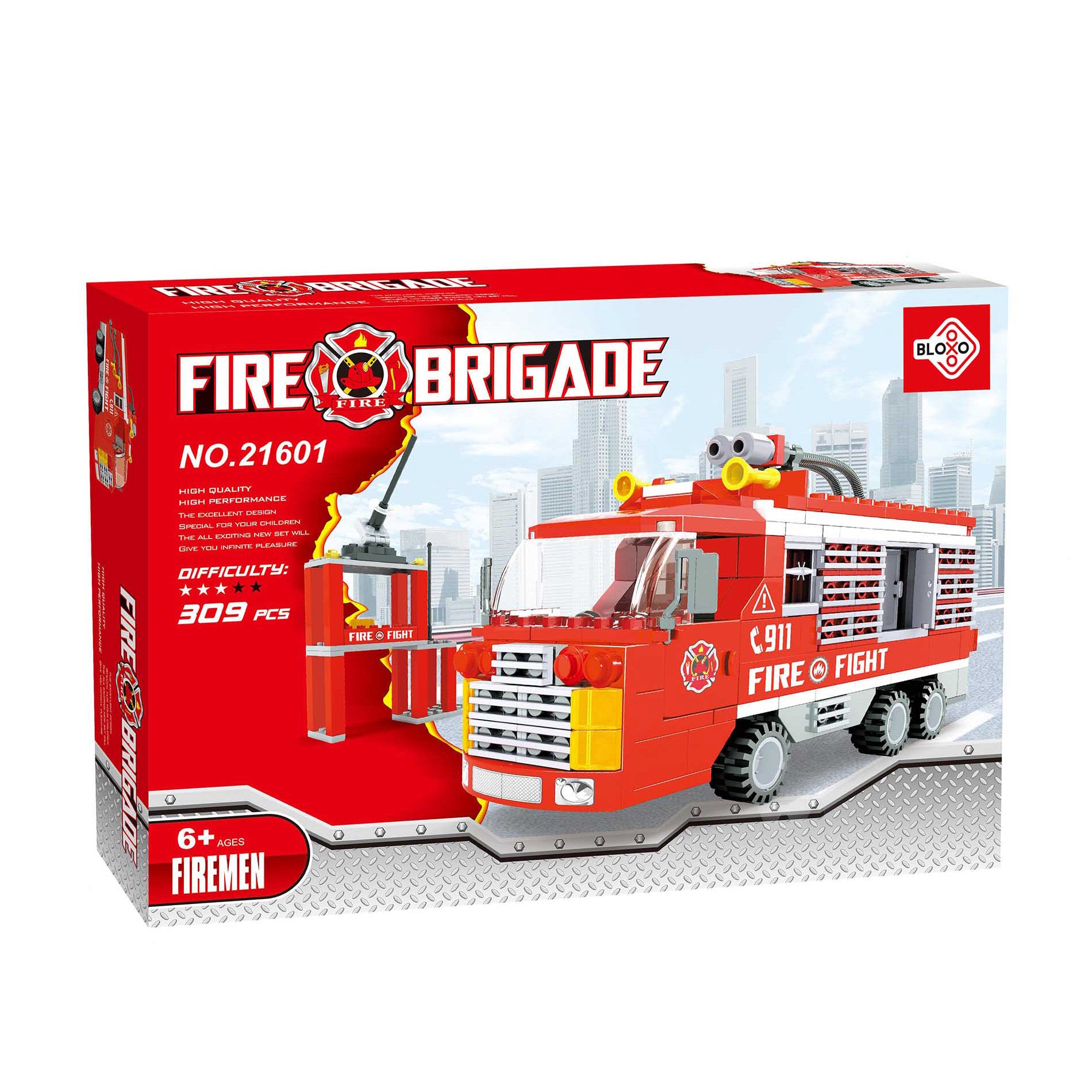 BLOXO building set fire station 278 pcs