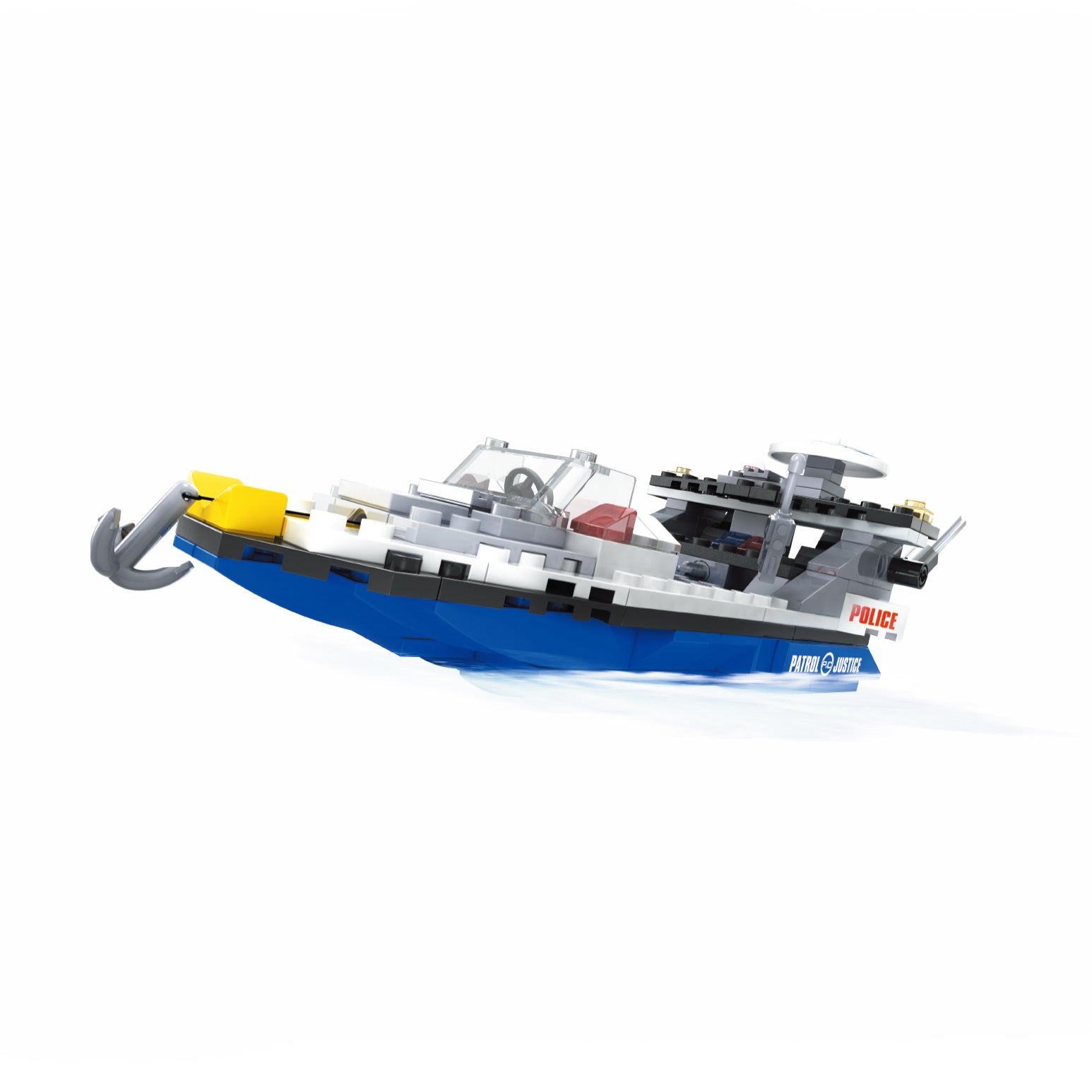 BLOXO building set police boat 195 pcs