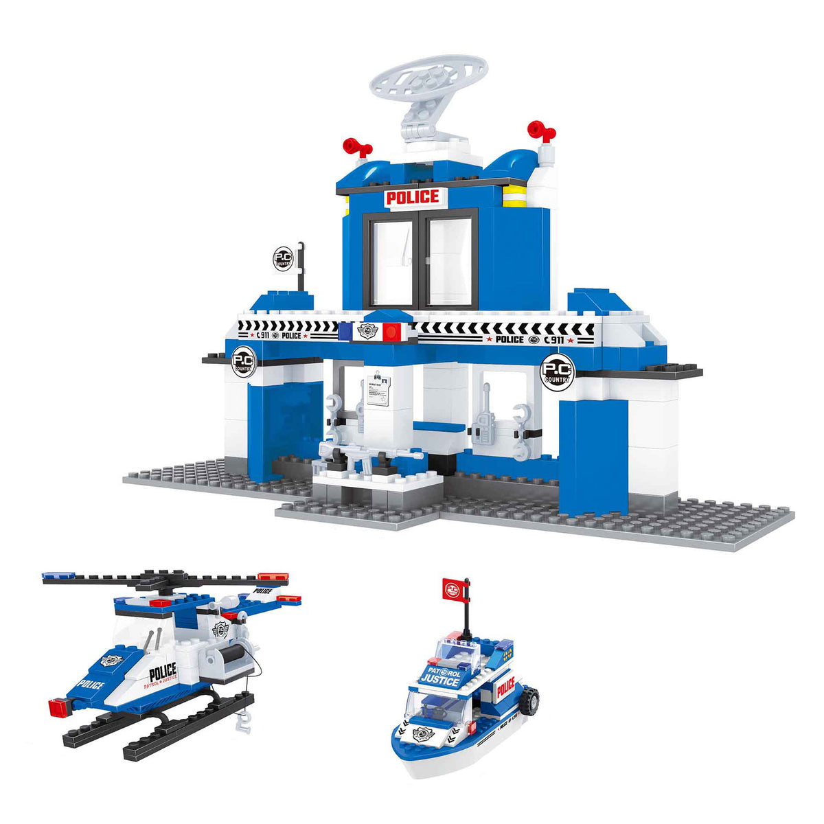 BLOXO building blocks police station 370 pcs