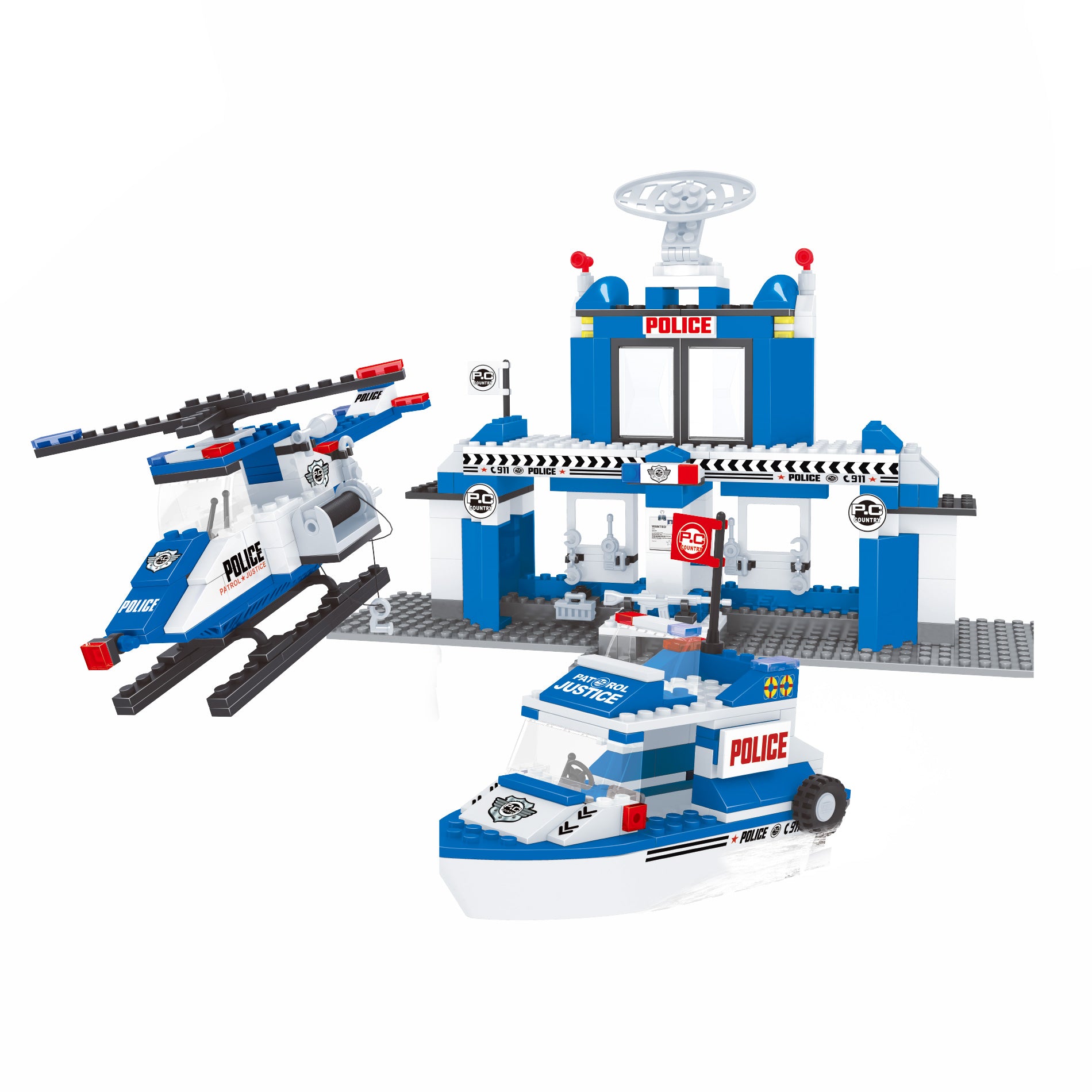 BLOXO building blocks police station 370 pcs