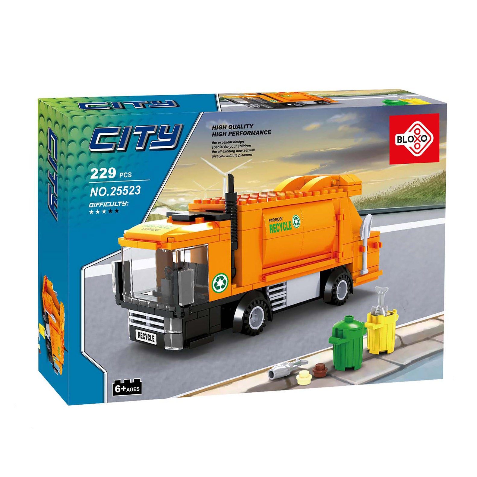 BLOXO building blocks garbage truck 209 pcs