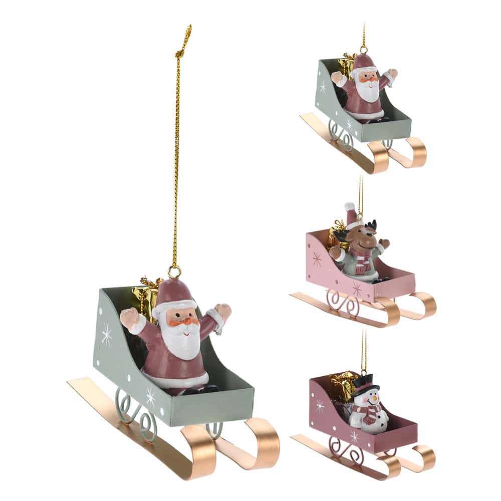 Christmas Figurine in a Sleigh