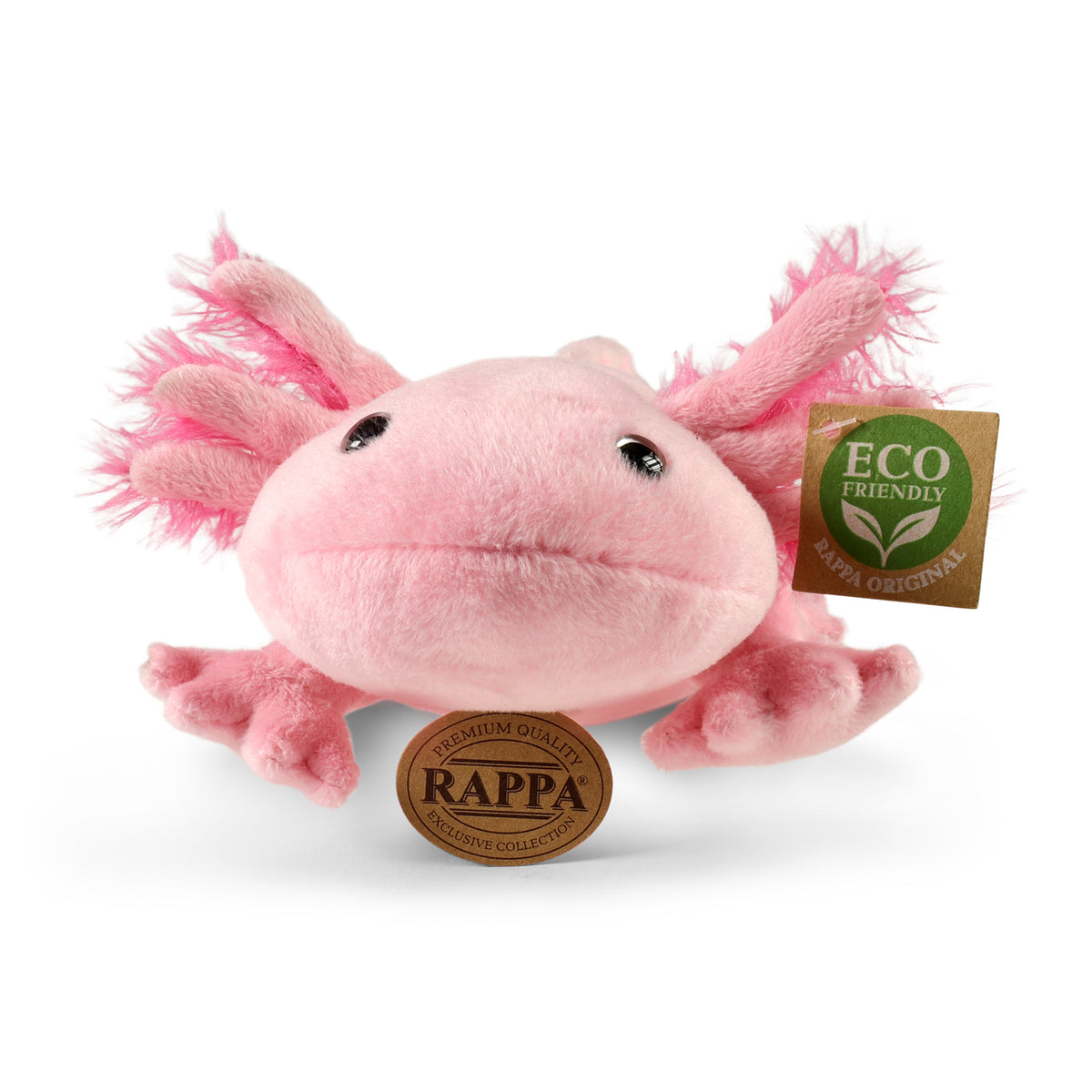 Eco-friendly plush axolotl 34 cm
