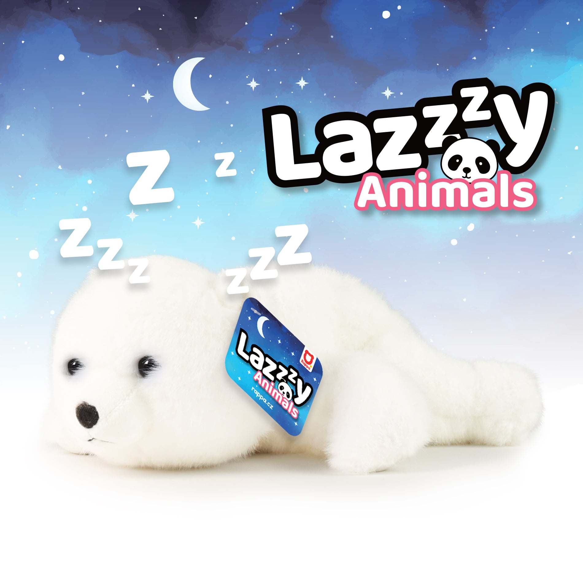 LazyAnimals white plush bear 29 cm