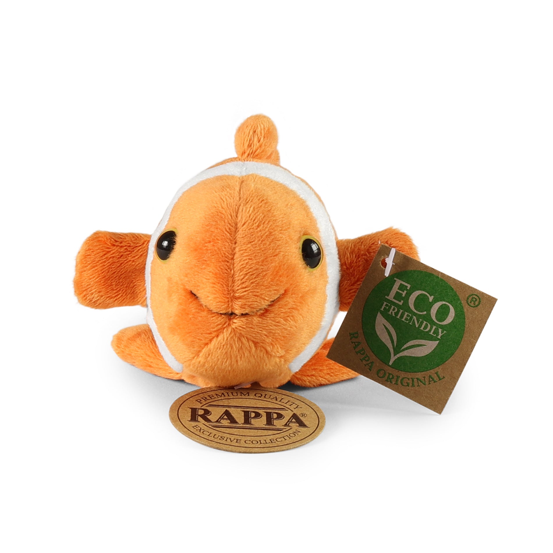Eco-friendly plush ocellaris clownfish 14 cm
