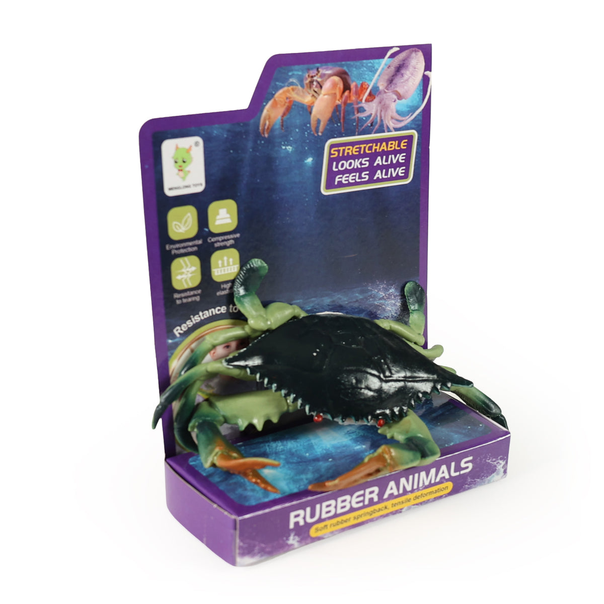 Rubber crab toy 13 cm