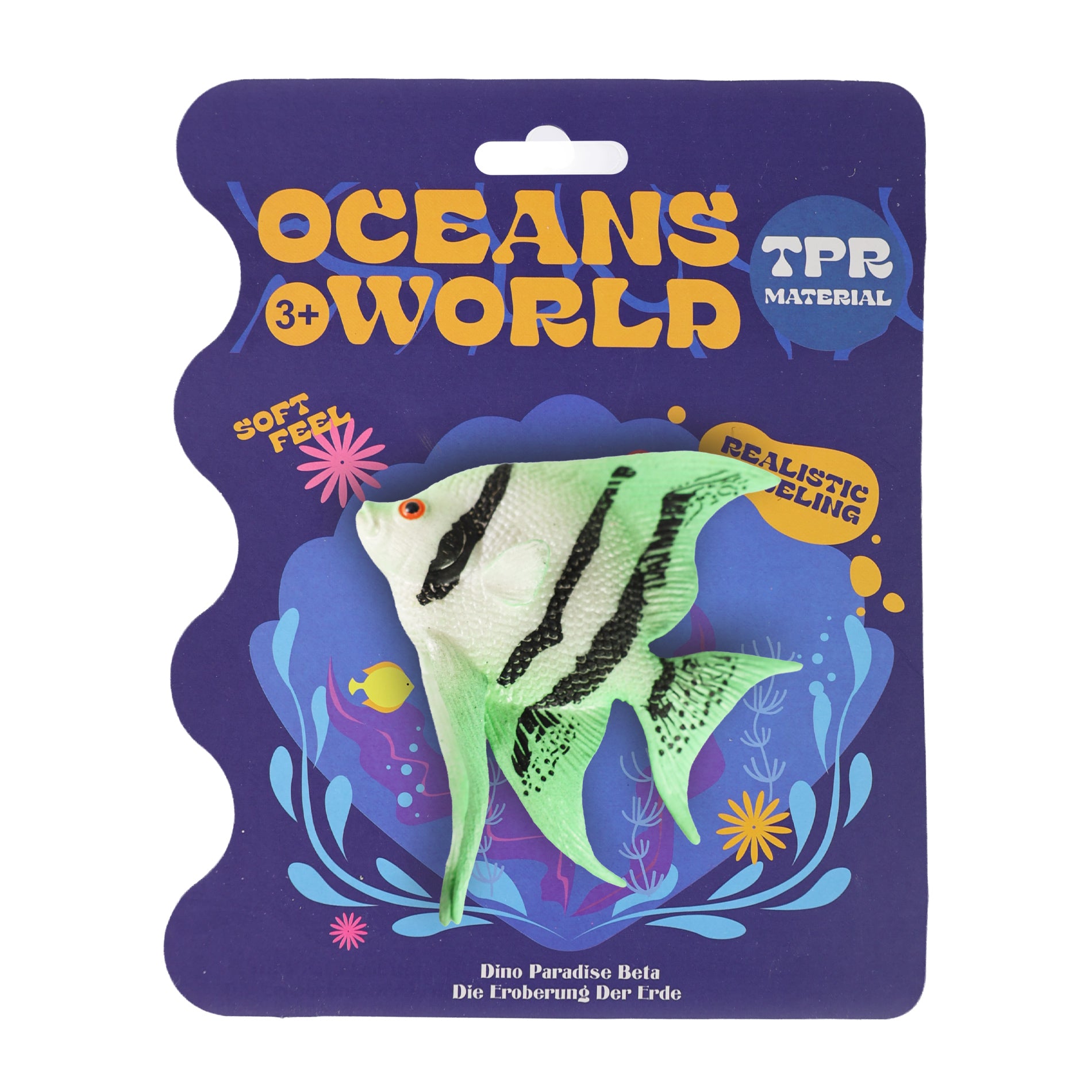 Rubber fish green 10 cm