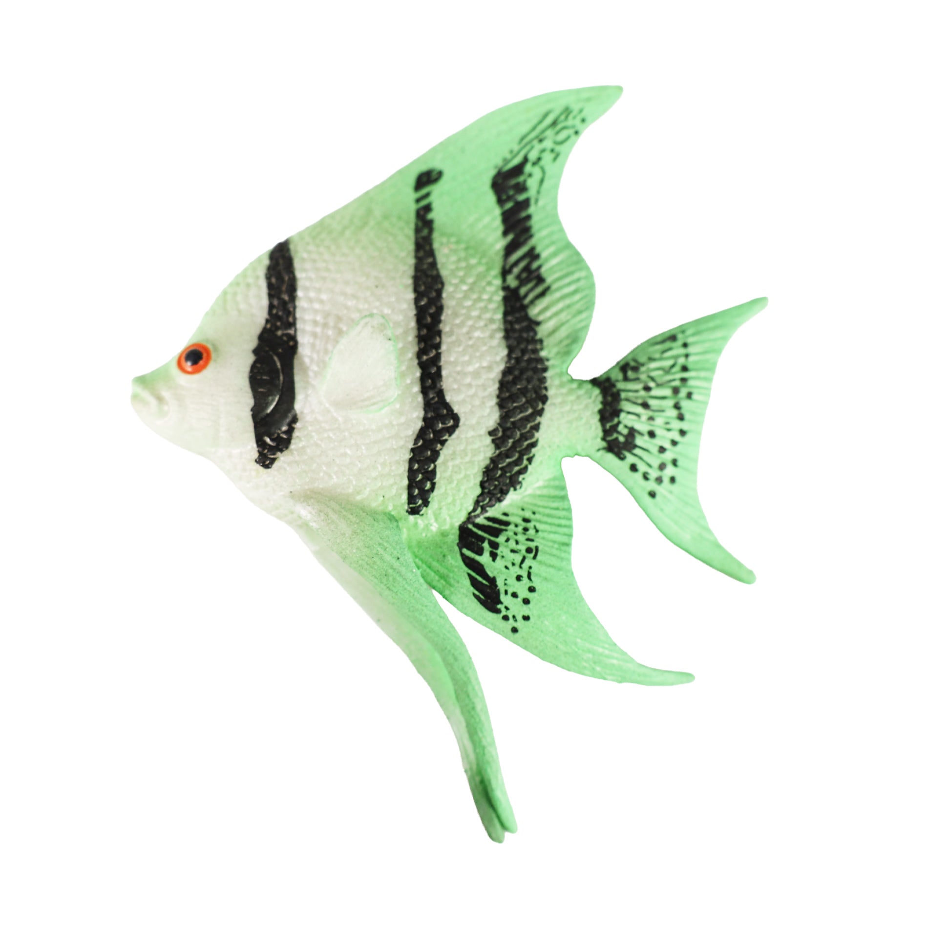 Rubber fish green 10 cm