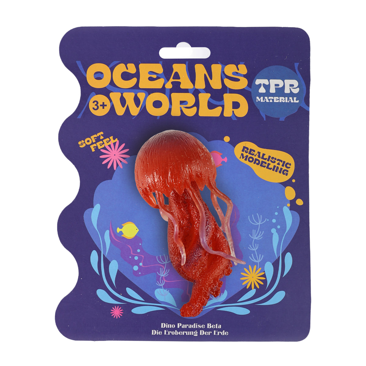 Rubber jellyfish 10 cm