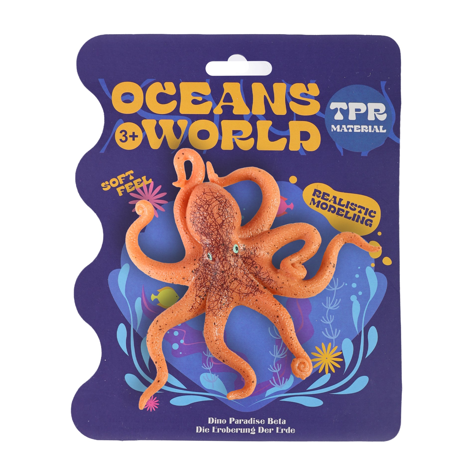 Rubber octopus 12 cm