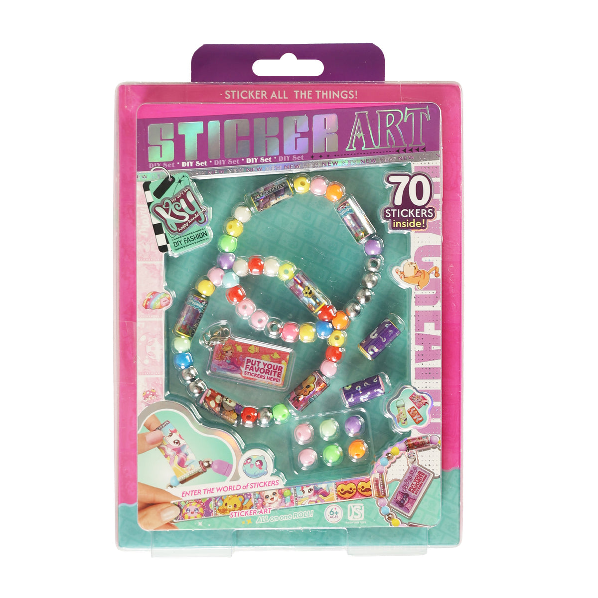 Bracelet set with stickers