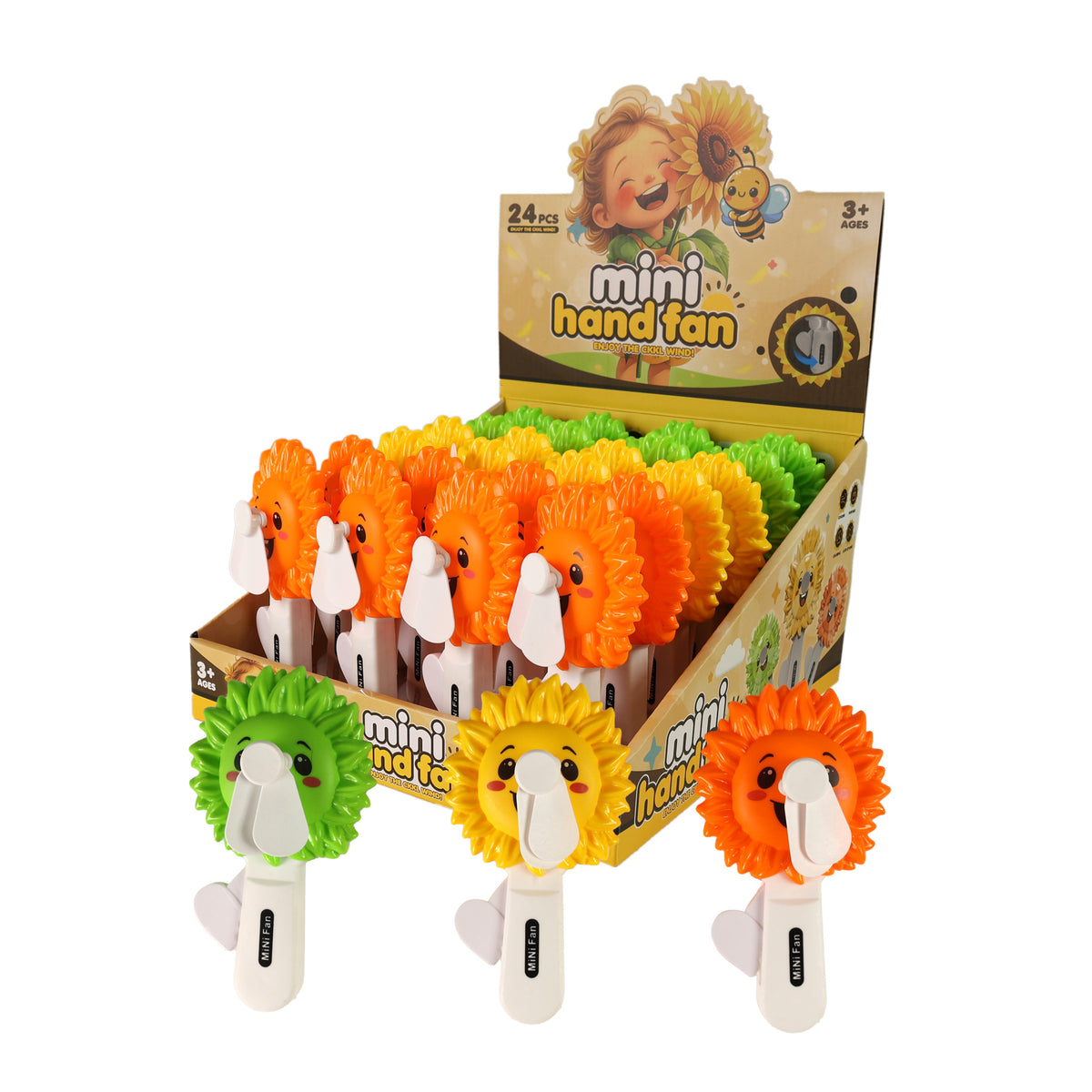 Sunflower hand fan