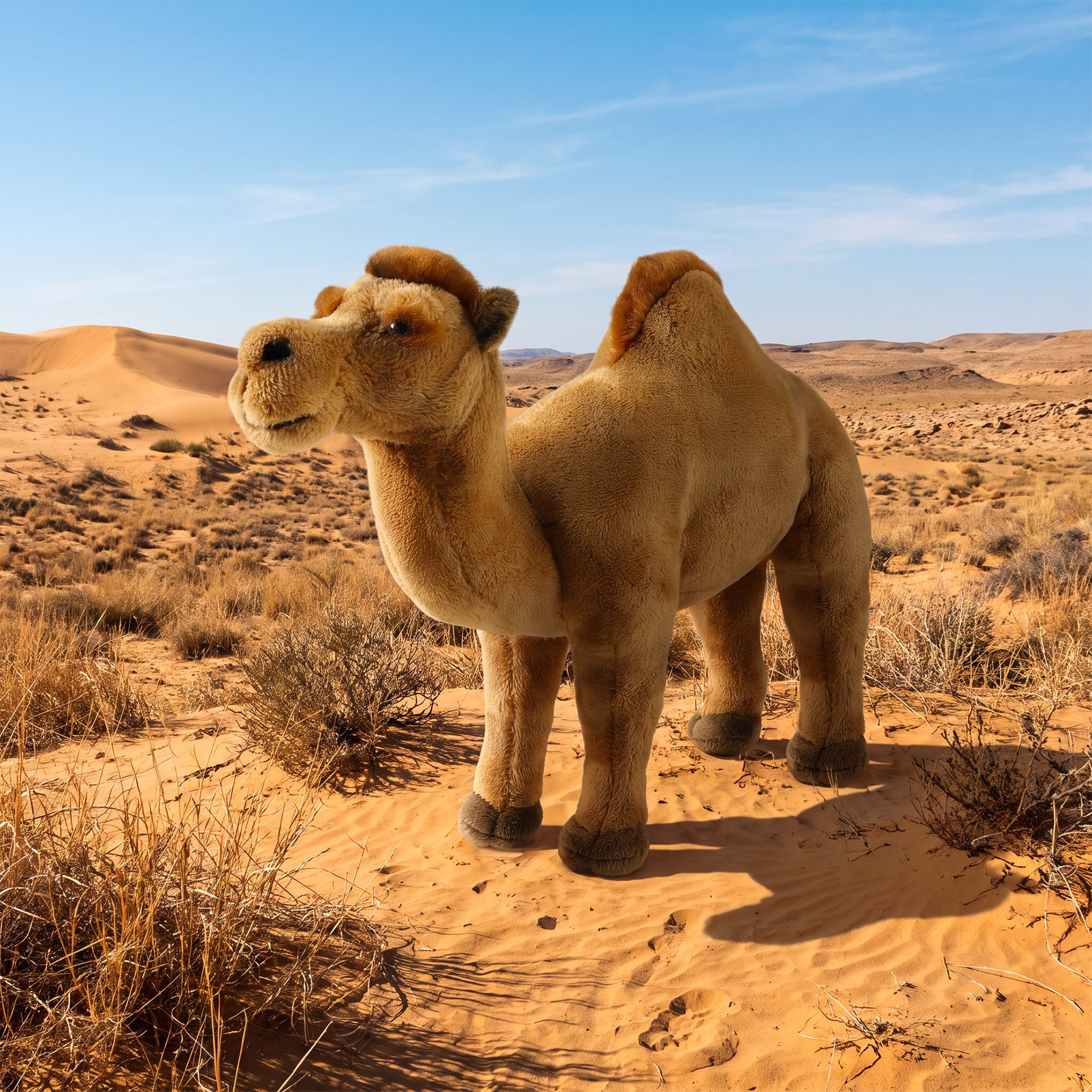Plush dromedary camel 27 cm