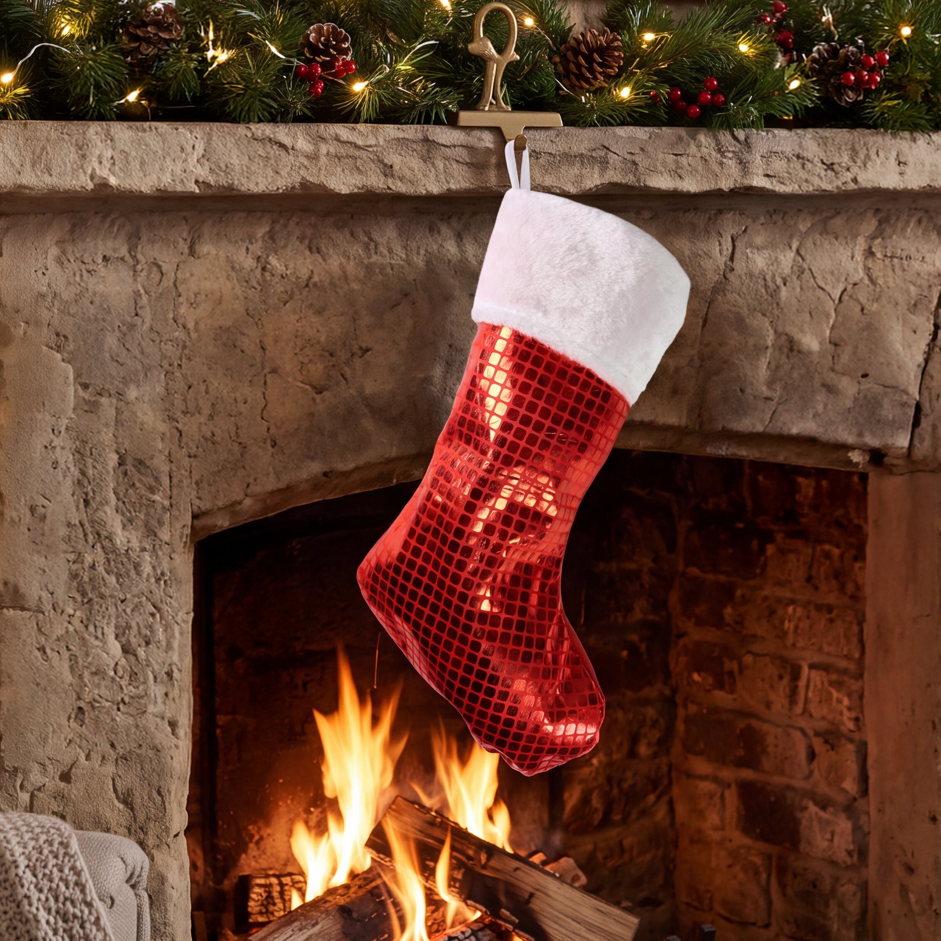 Christmas stocking 43 cm