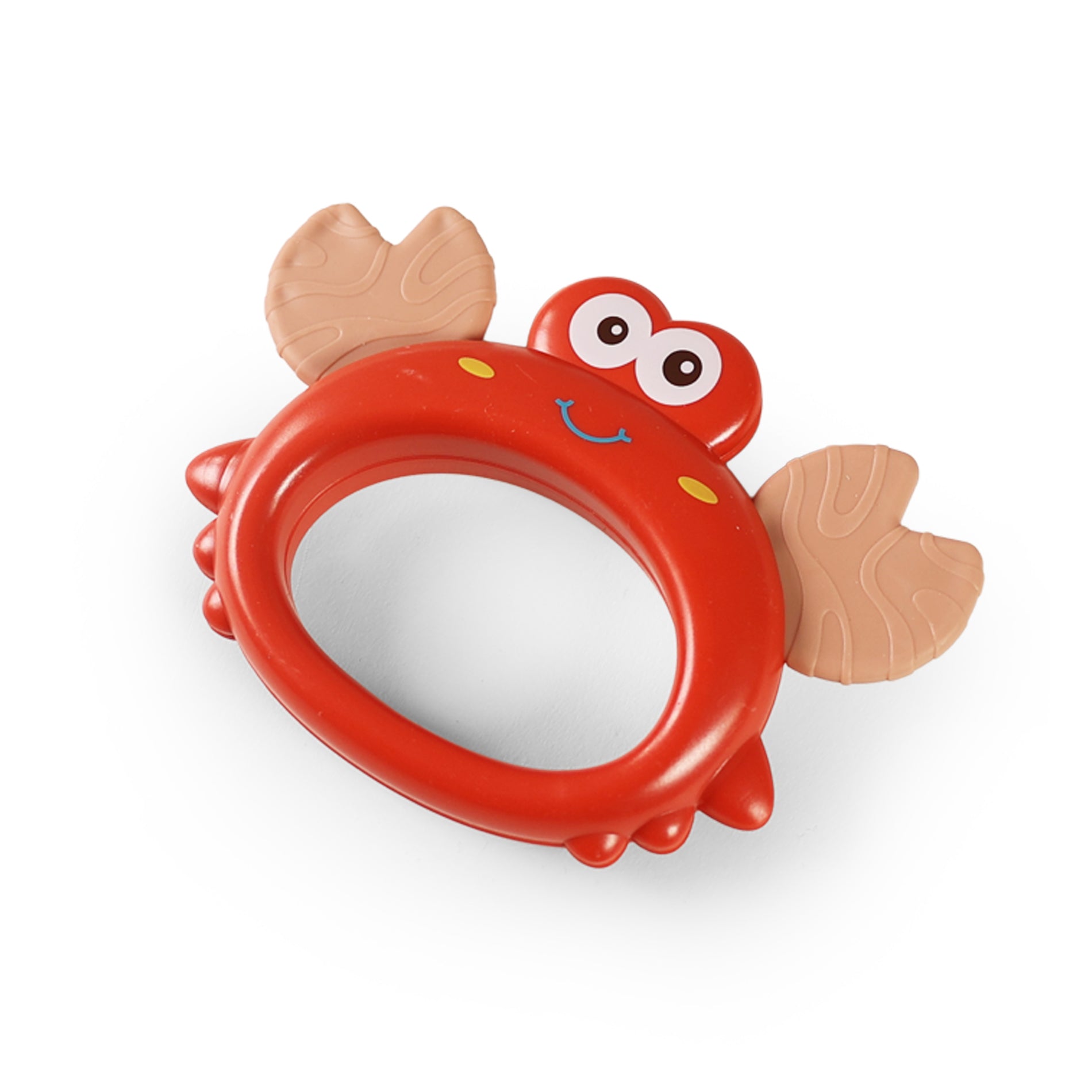 Baby rattle and teether crab