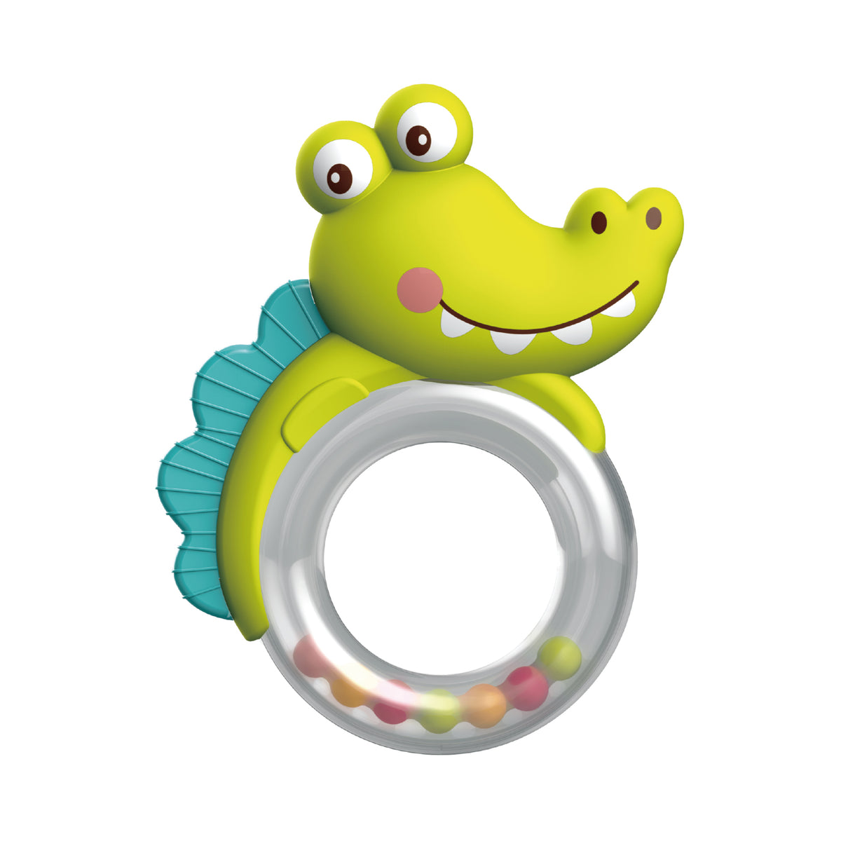 Baby rattle and teether crocodile