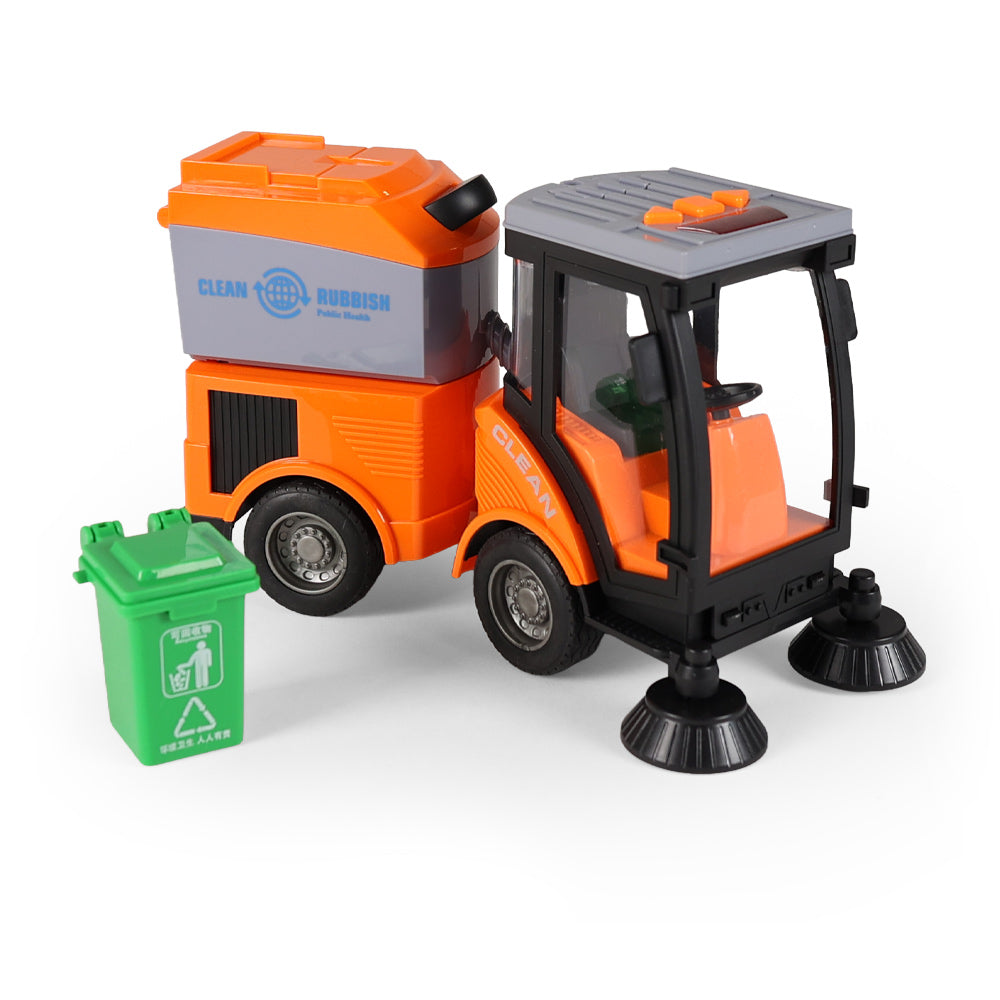 Toy cleaning vehicle with sound and lights 21 cm