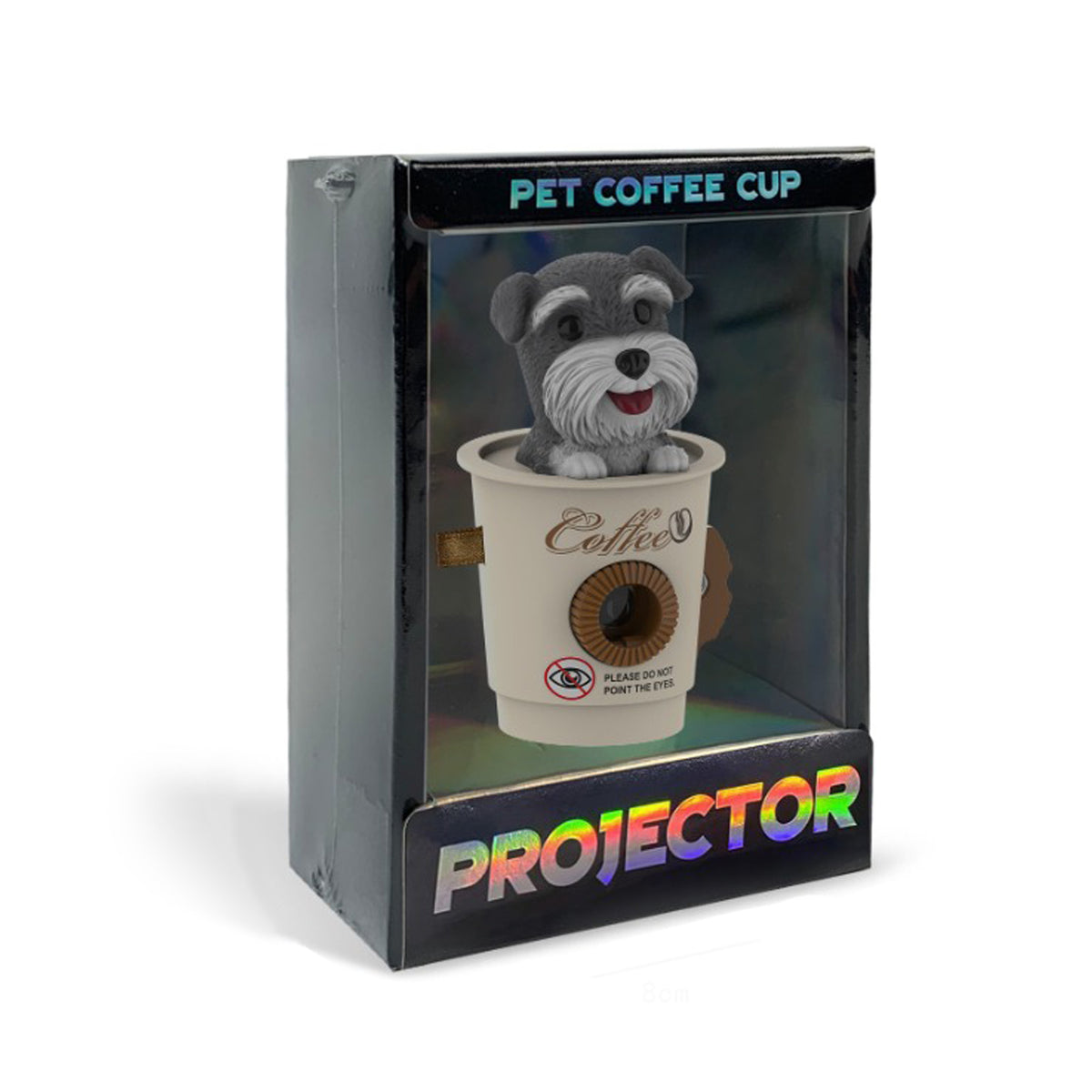 Mini projector with dog, 24 pictures