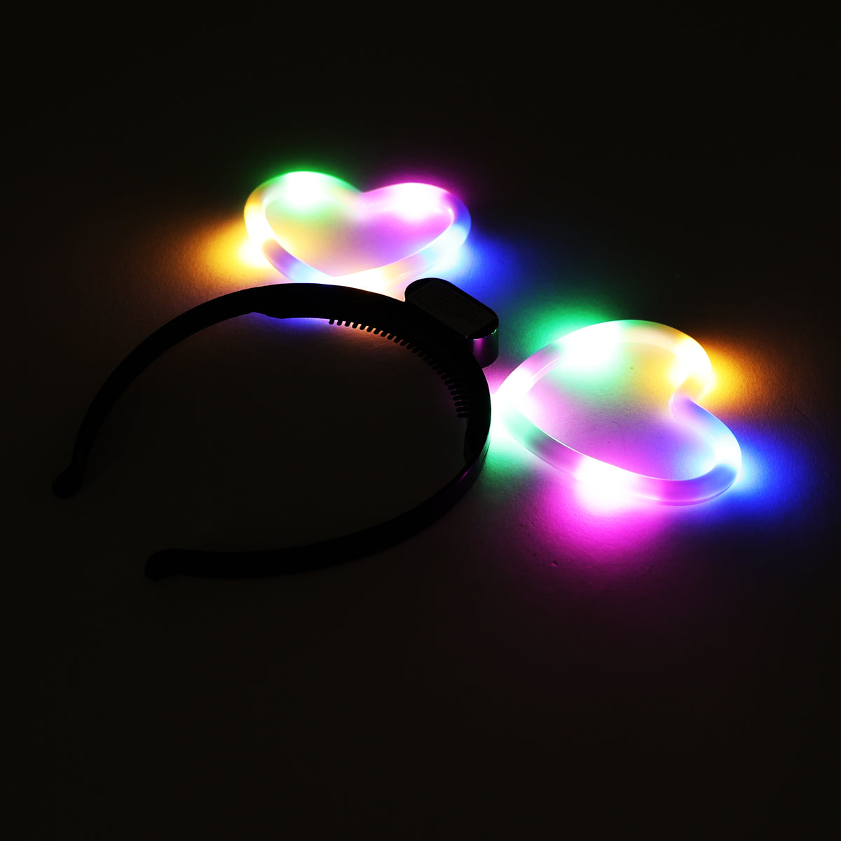 Flashing Heart Headband