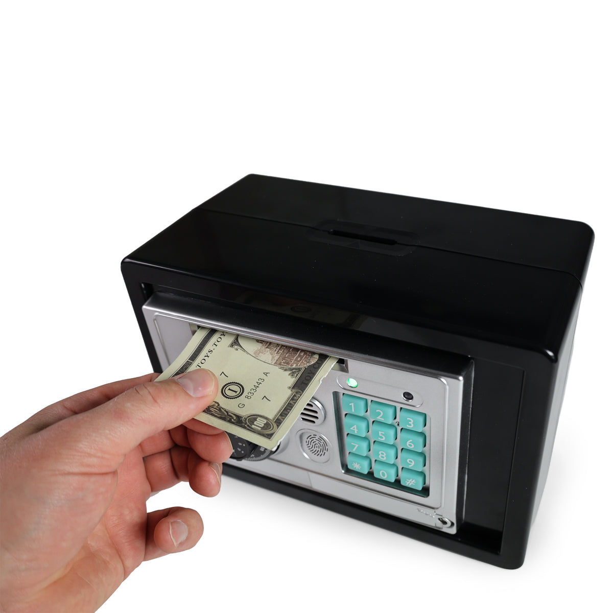 Toy safe money box with fingerprint lock