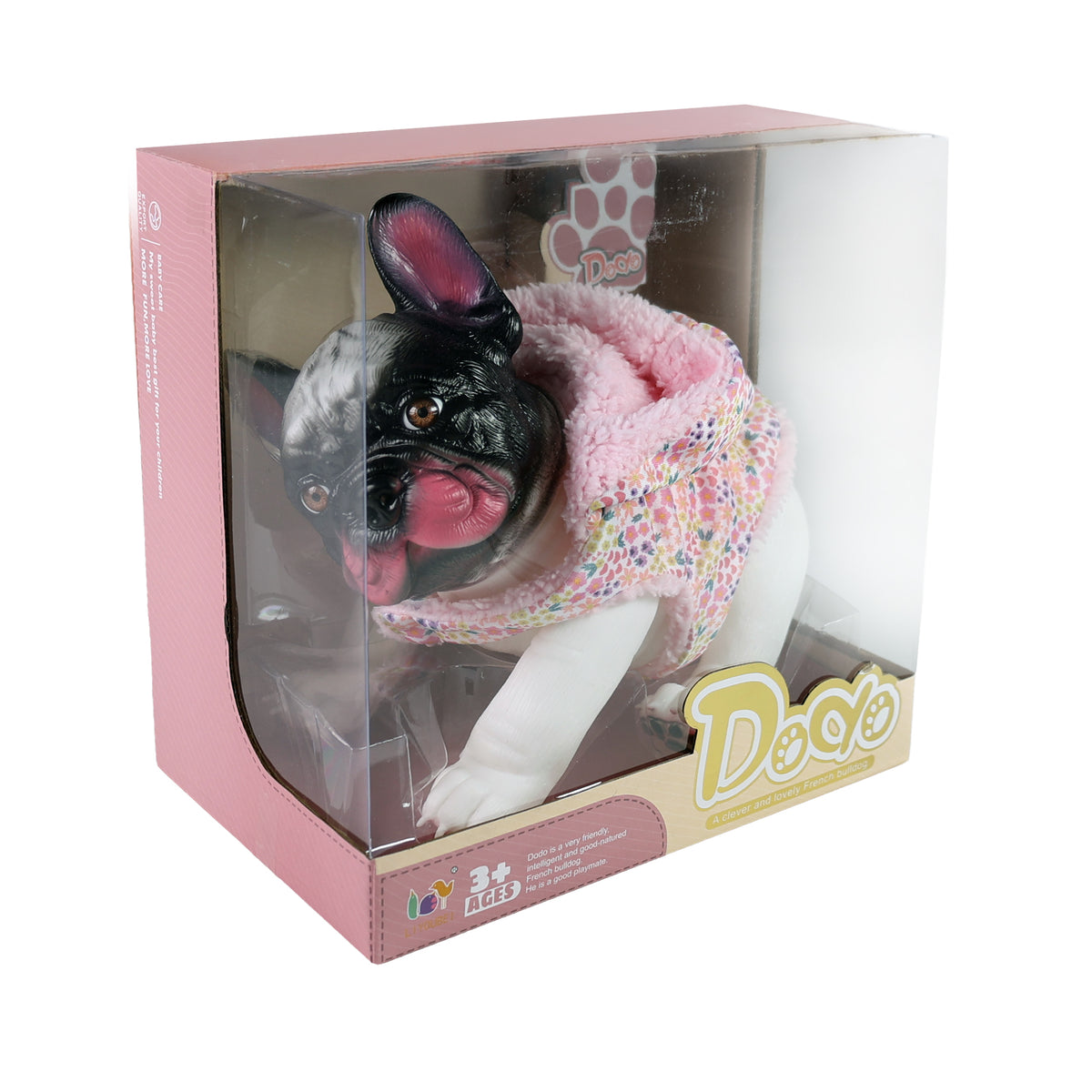 French bulldog vinyl figure in clothes 26 cm