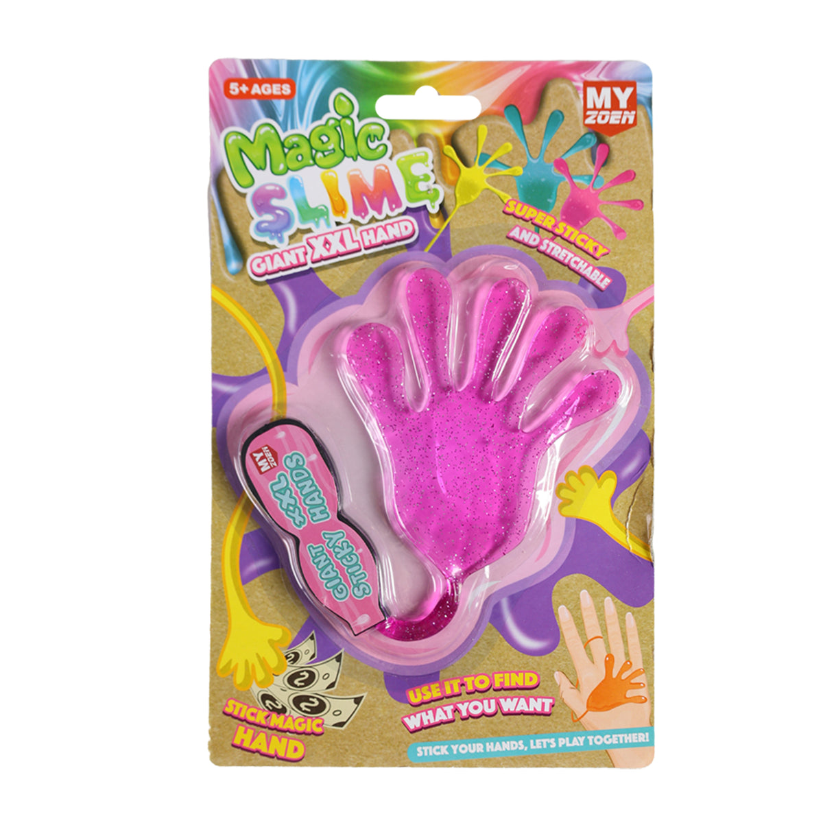 Sticky stretchy hand