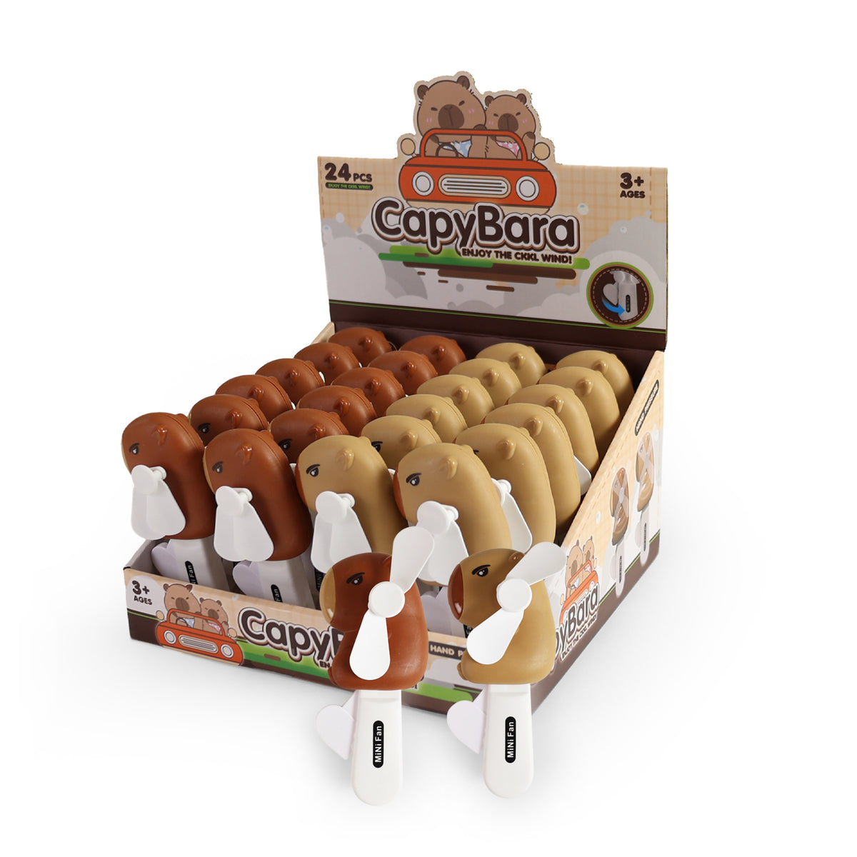 Capybara handheld fan