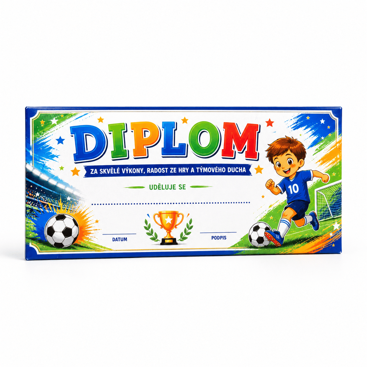 Milk Chocolate 100 g – Diploma for a Young Footballer