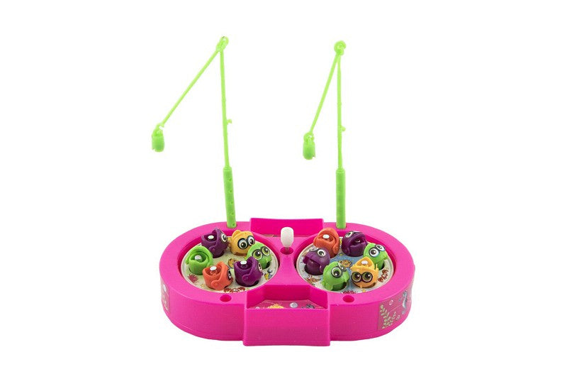 Hra ryby/rybář magnetická plast + 2 pruty na natažení
