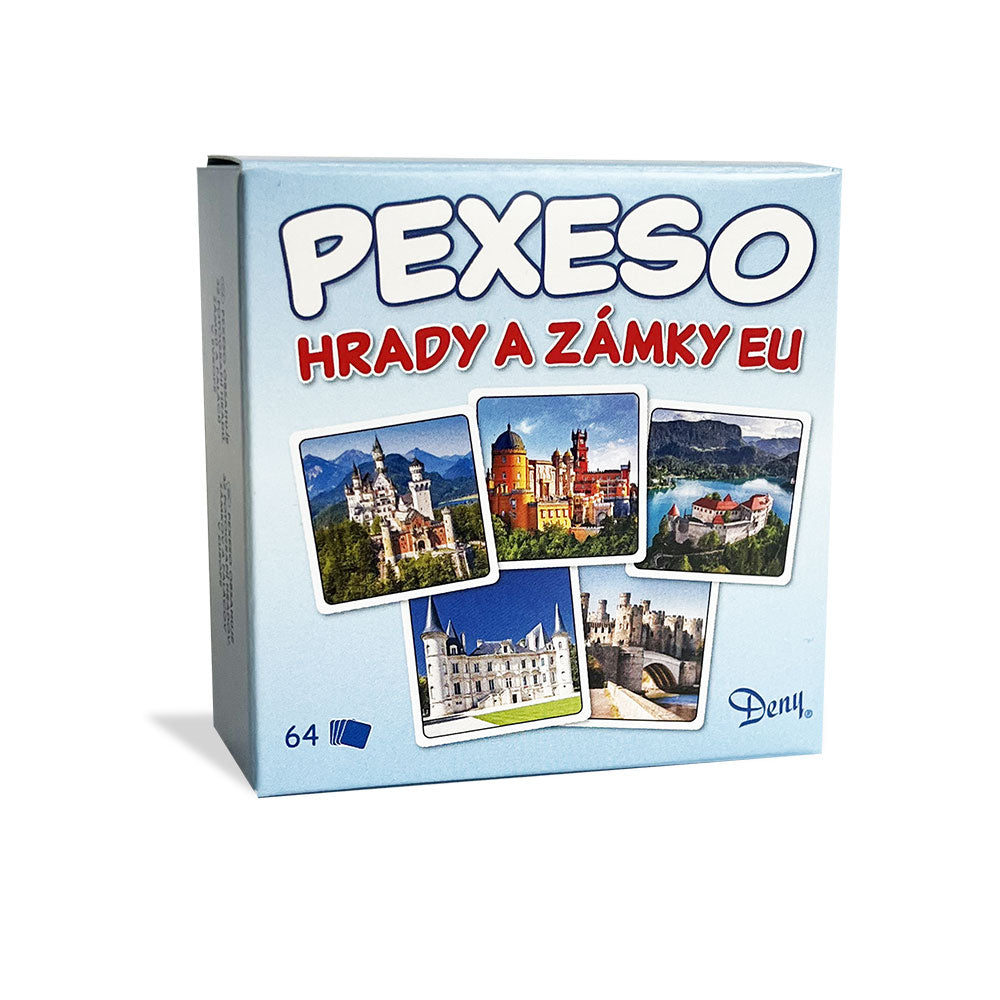 EU castles and chateaux memory game 32 pairs / Pexeso