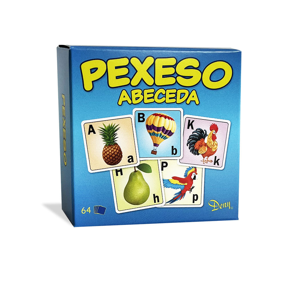 Alphabet memory game in a box / Pexeso