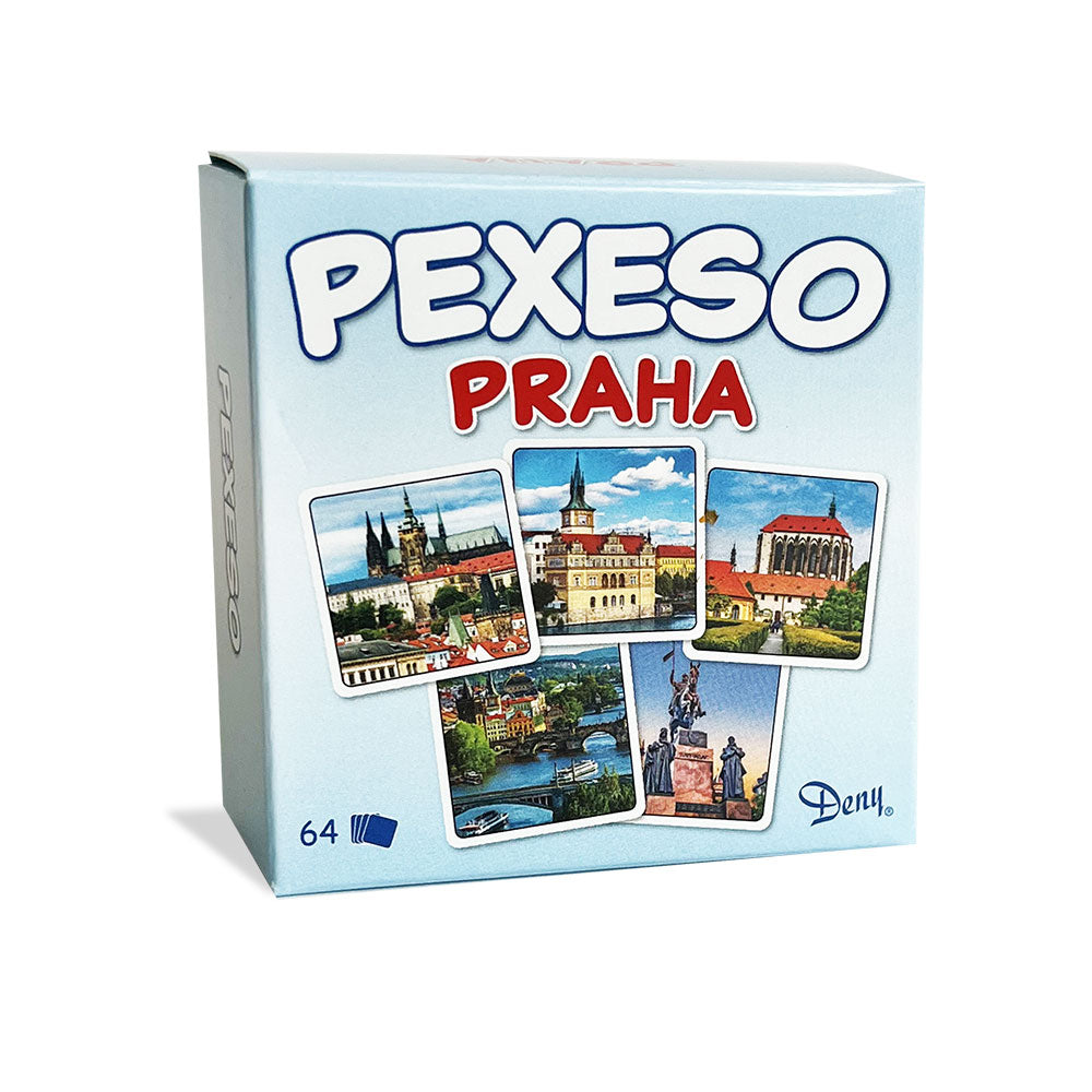 Prague memory game in a box 32 pairs / Pexeso