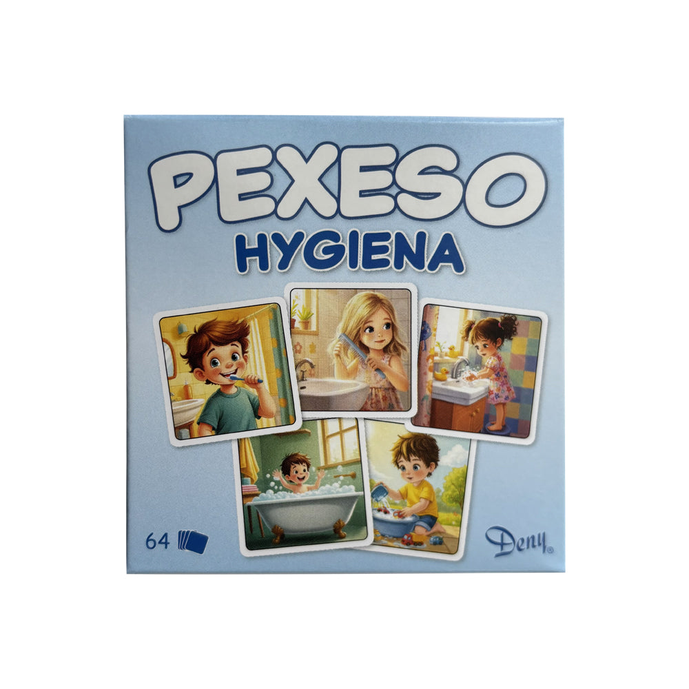 Memory game Hygiene, 32 pairs / Pexeso