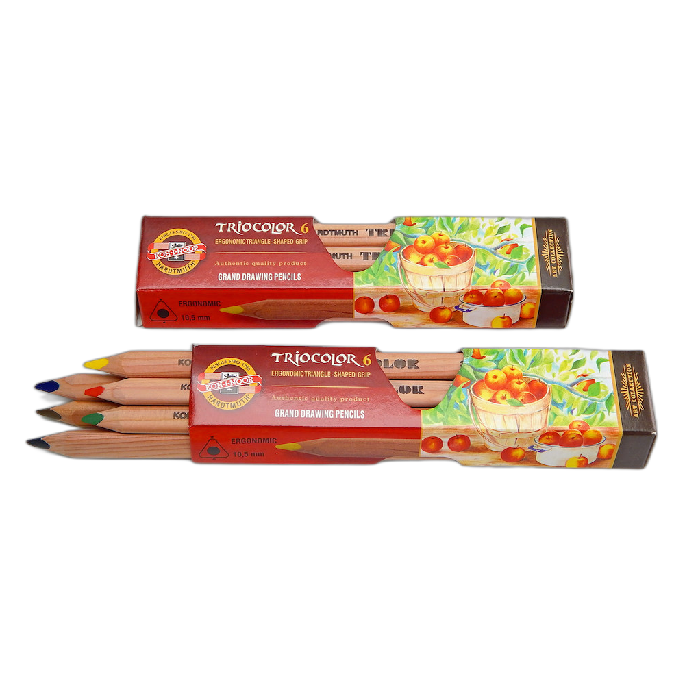 Koh-i-Noor 3151N Jumbo Triangular Coloured Pencils 6