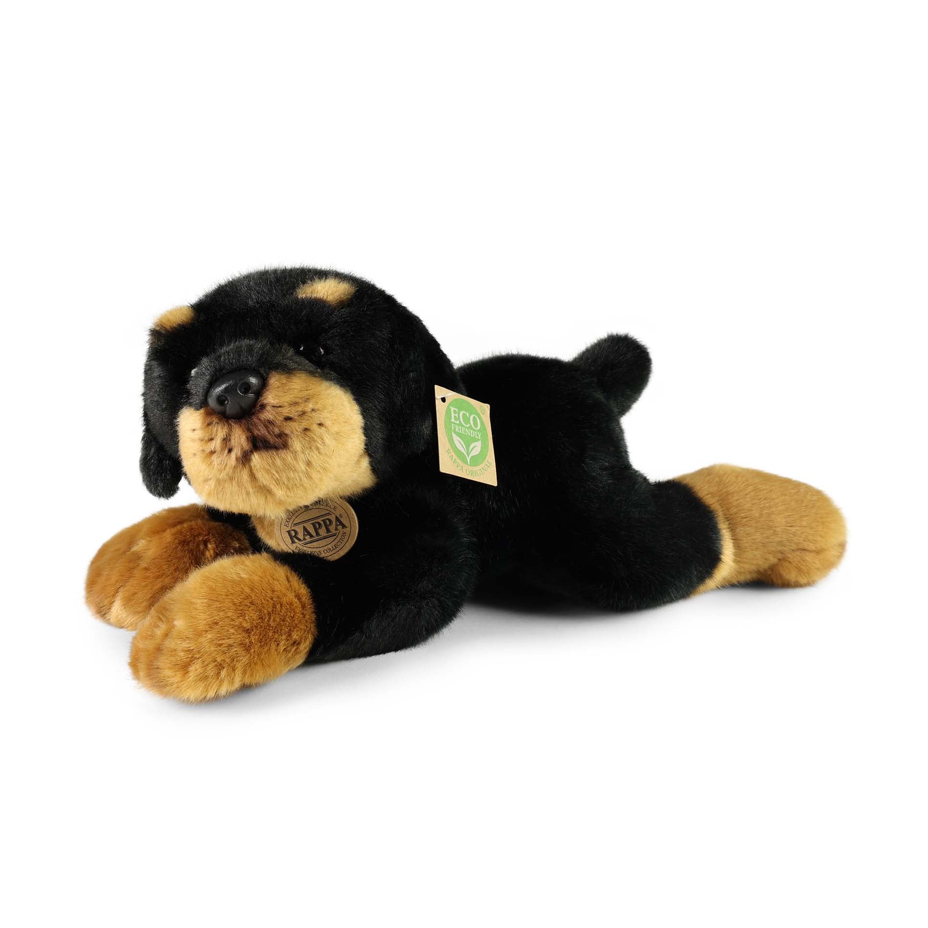 Plush Rottweiler dog 30 cm with recycled PET filling