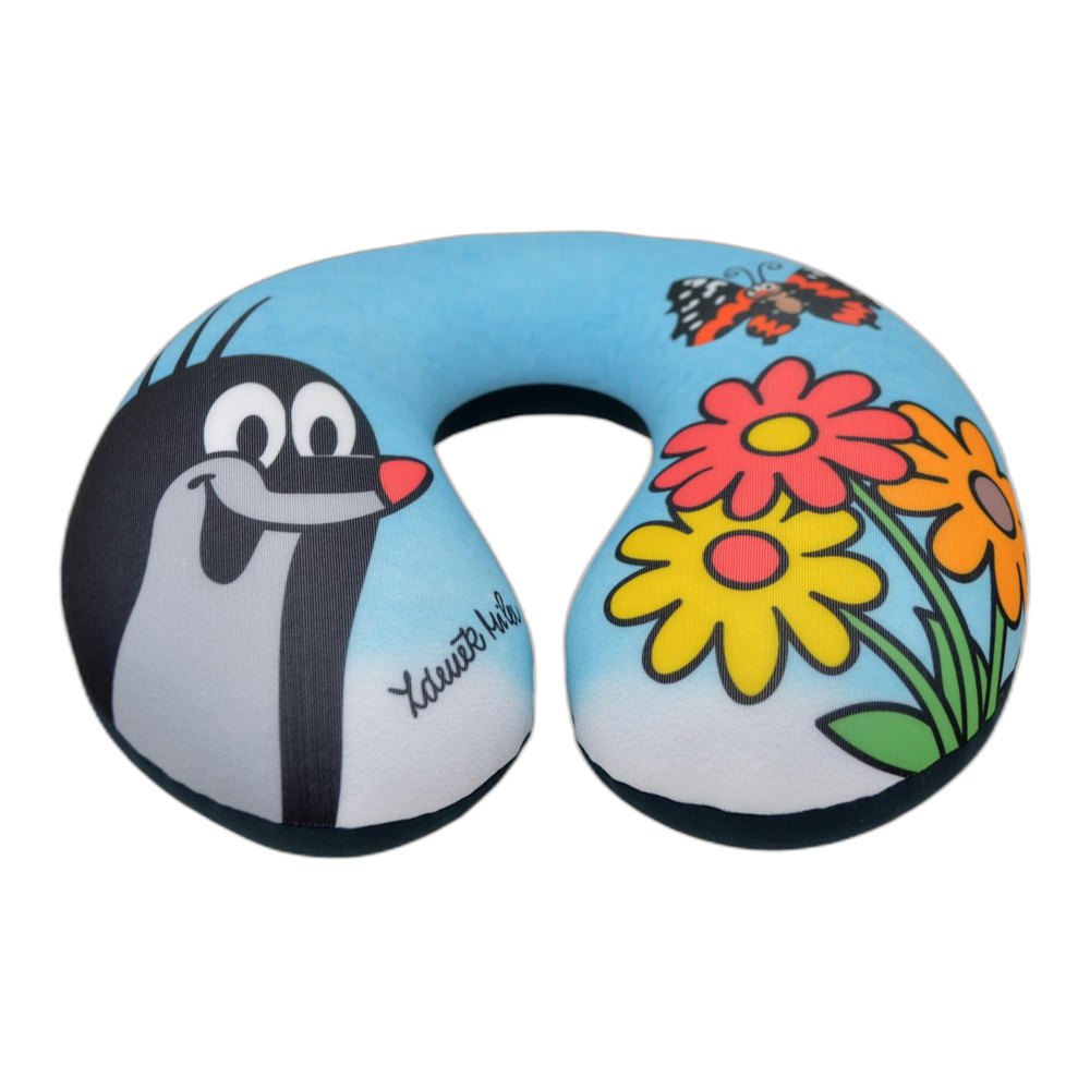 Little Mole kids neck warmer 23×24 cm, bouquet