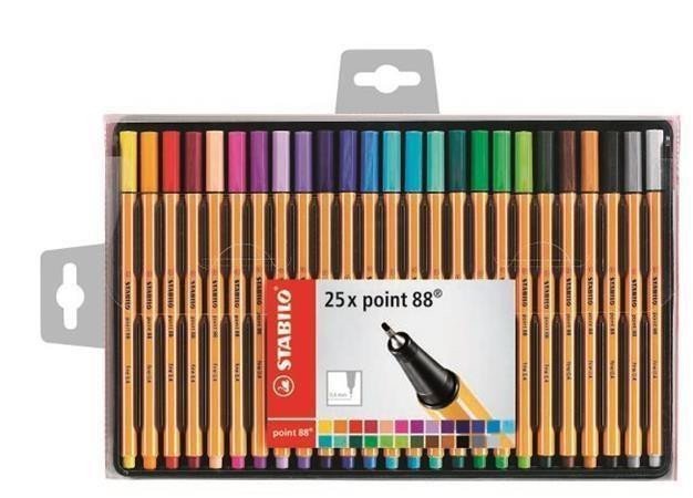 Stabilo Point 88 Fineliner Set of 25