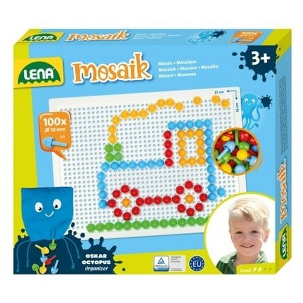 Mozaika klobouček 1 cm hladký/100 ks