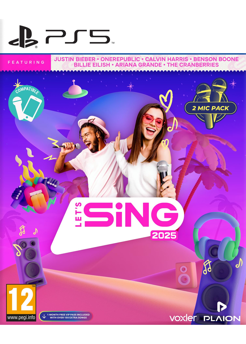 Let's Sing 2025 – Bundle with 2 Microphones (PS5)