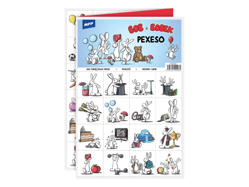 Bob and Bobek memory game 3xA4 / Bob a Bobek