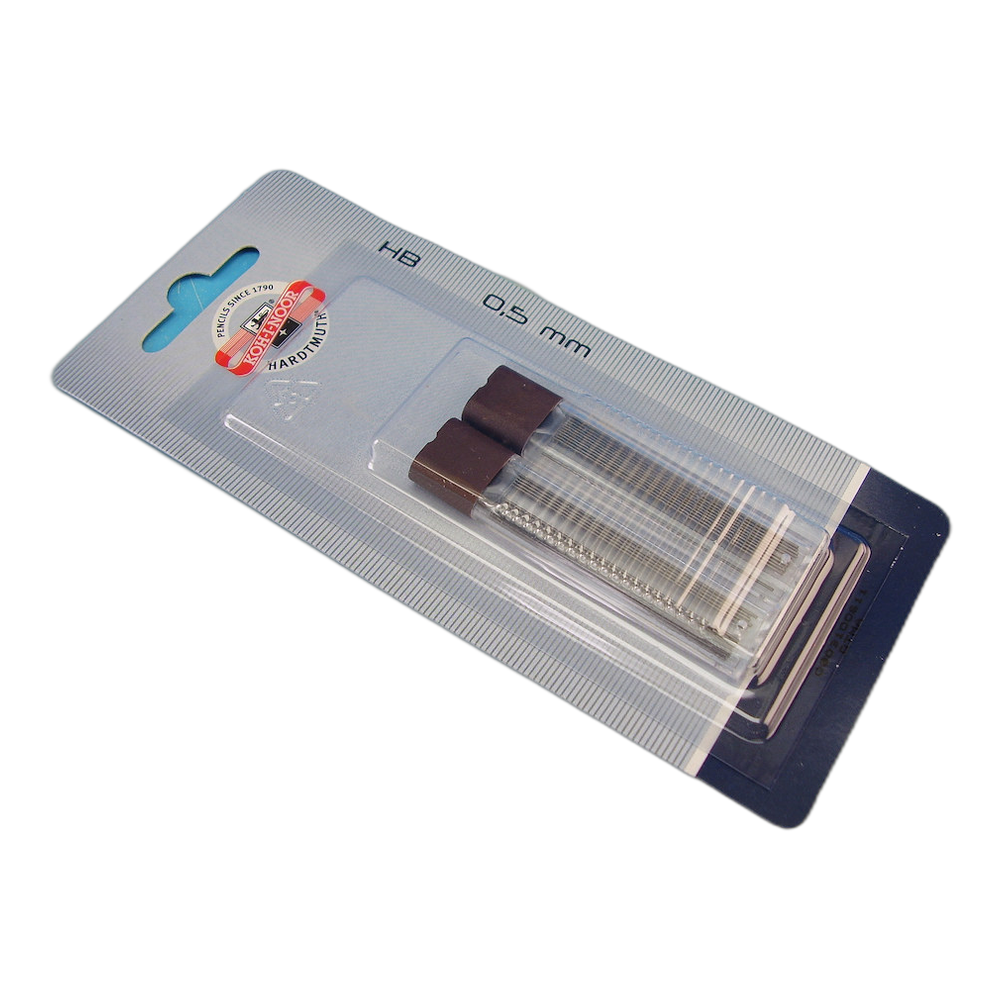 Koh-i-Noor 4152 Polymer Leads 0.5 mm HB Blister of 2 Tubes